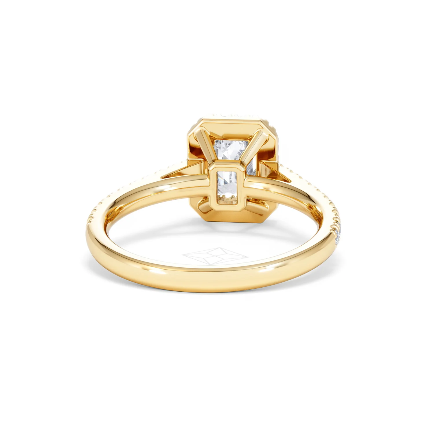 Annabelle Lab Diamond Halo Engagement Ring in 18K Gold 1.65ct F/VS1 - Image 49