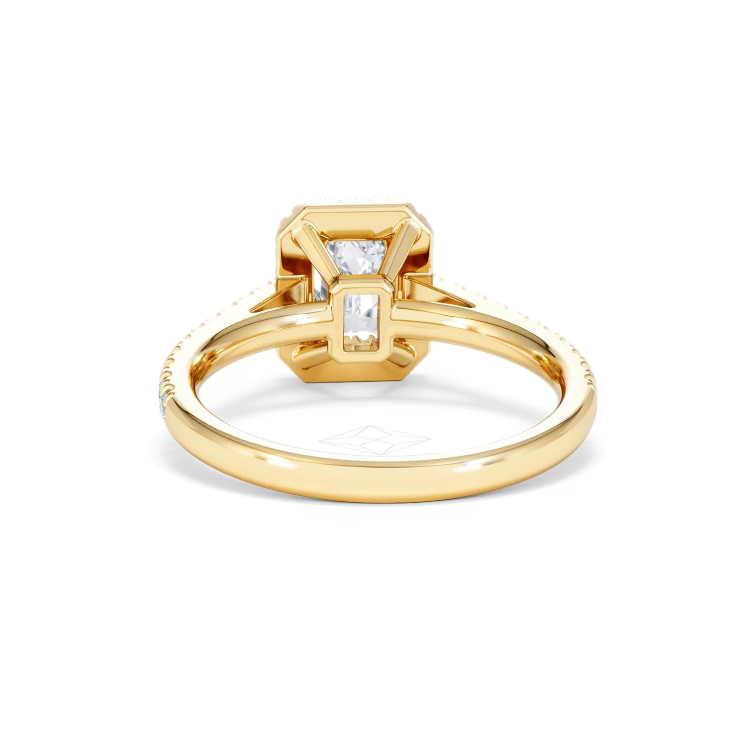 Annabelle Lab Diamond Halo Engagement Ring in 18K Gold 1.65ct F/VS1 - Image 52