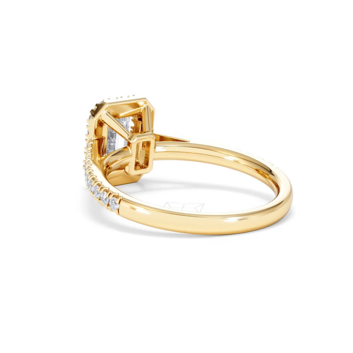 Annabelle Lab Diamond Halo Engagement Ring in 18K Gold 1.65ct F/VS1 - Image 59