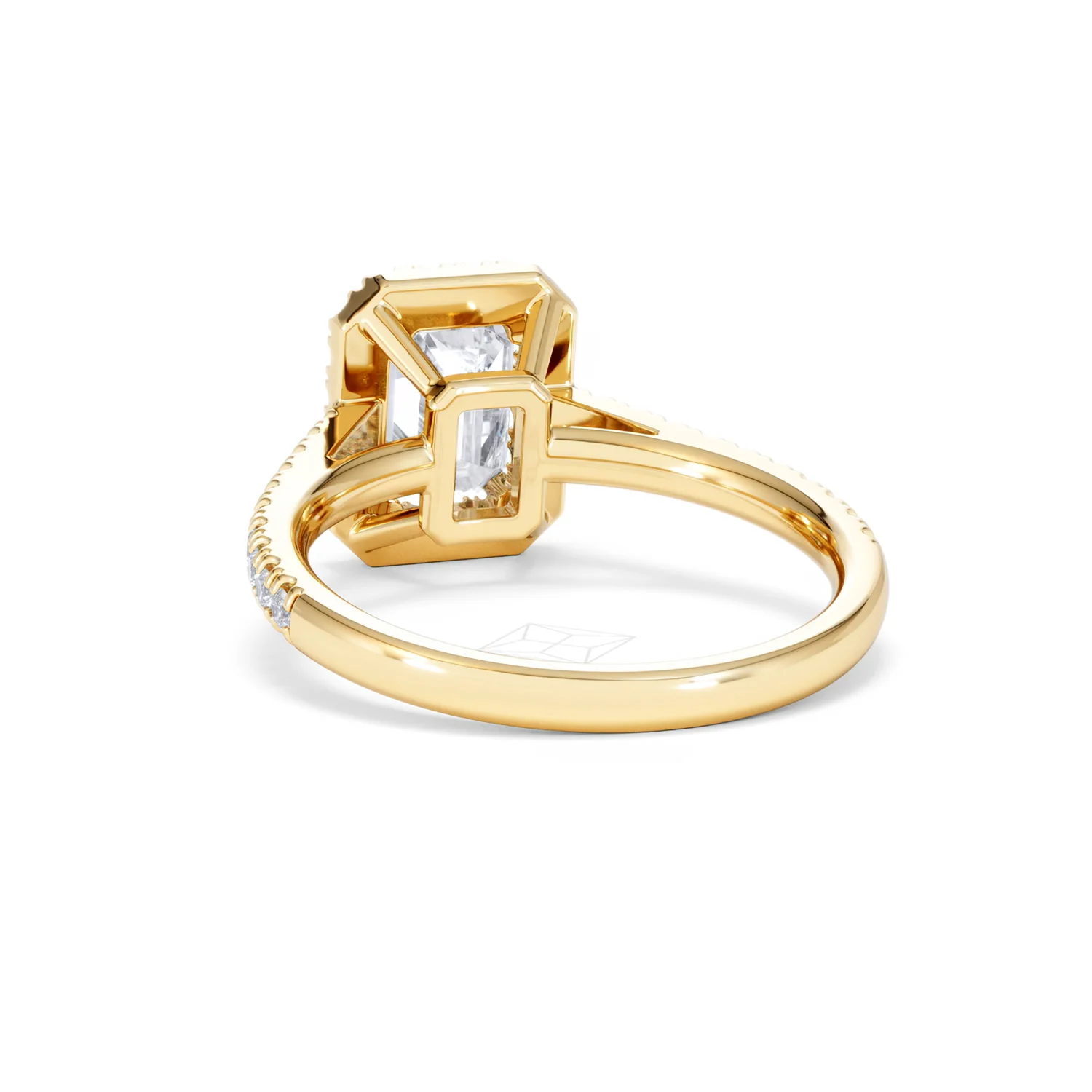 Annabelle Lab Diamond Halo Engagement Ring in 18K Gold 2.15ct F/VS1 - Image 55