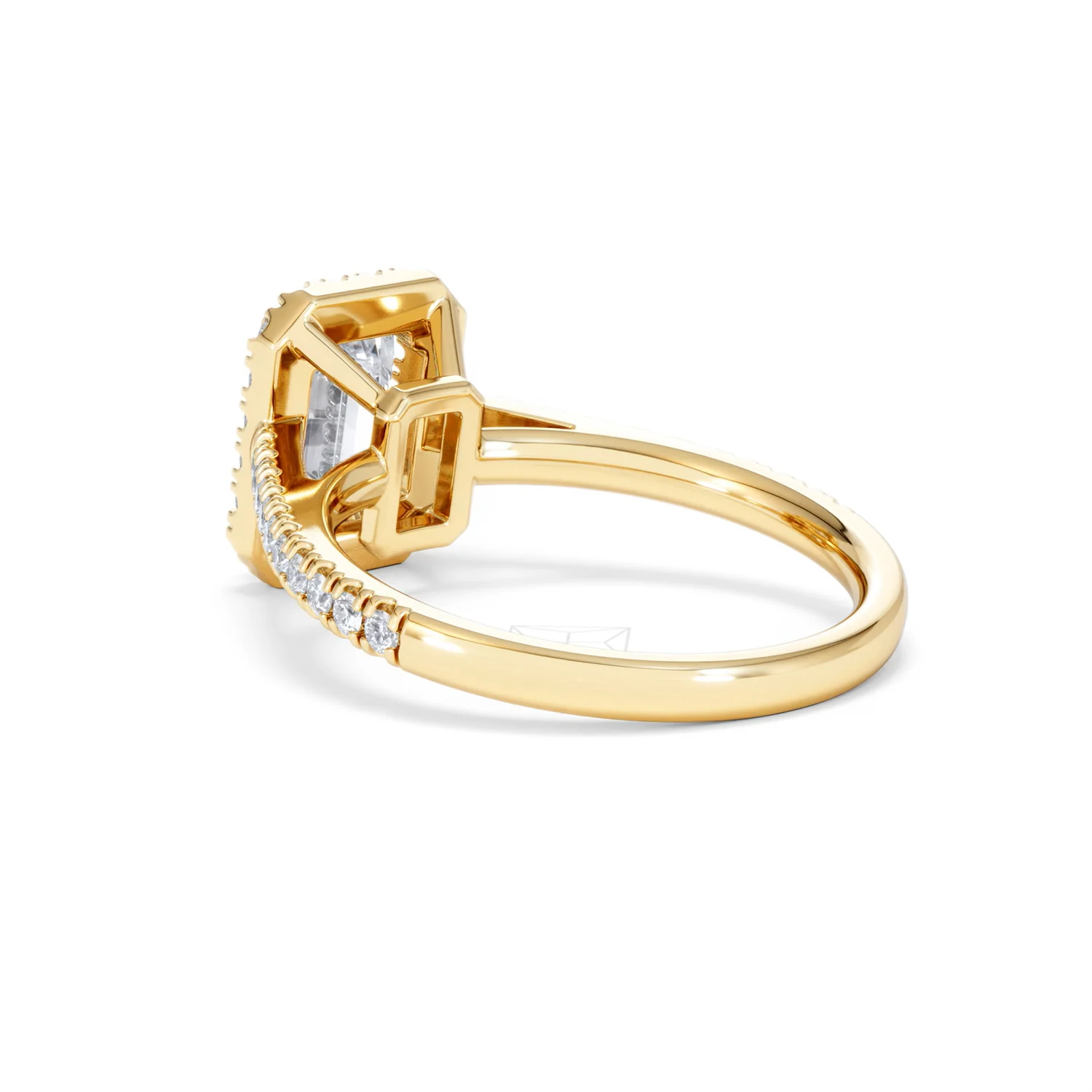 Annabelle Lab Diamond Halo Engagement Ring in 18K Gold 2.15ct F/VS1 - Image 60