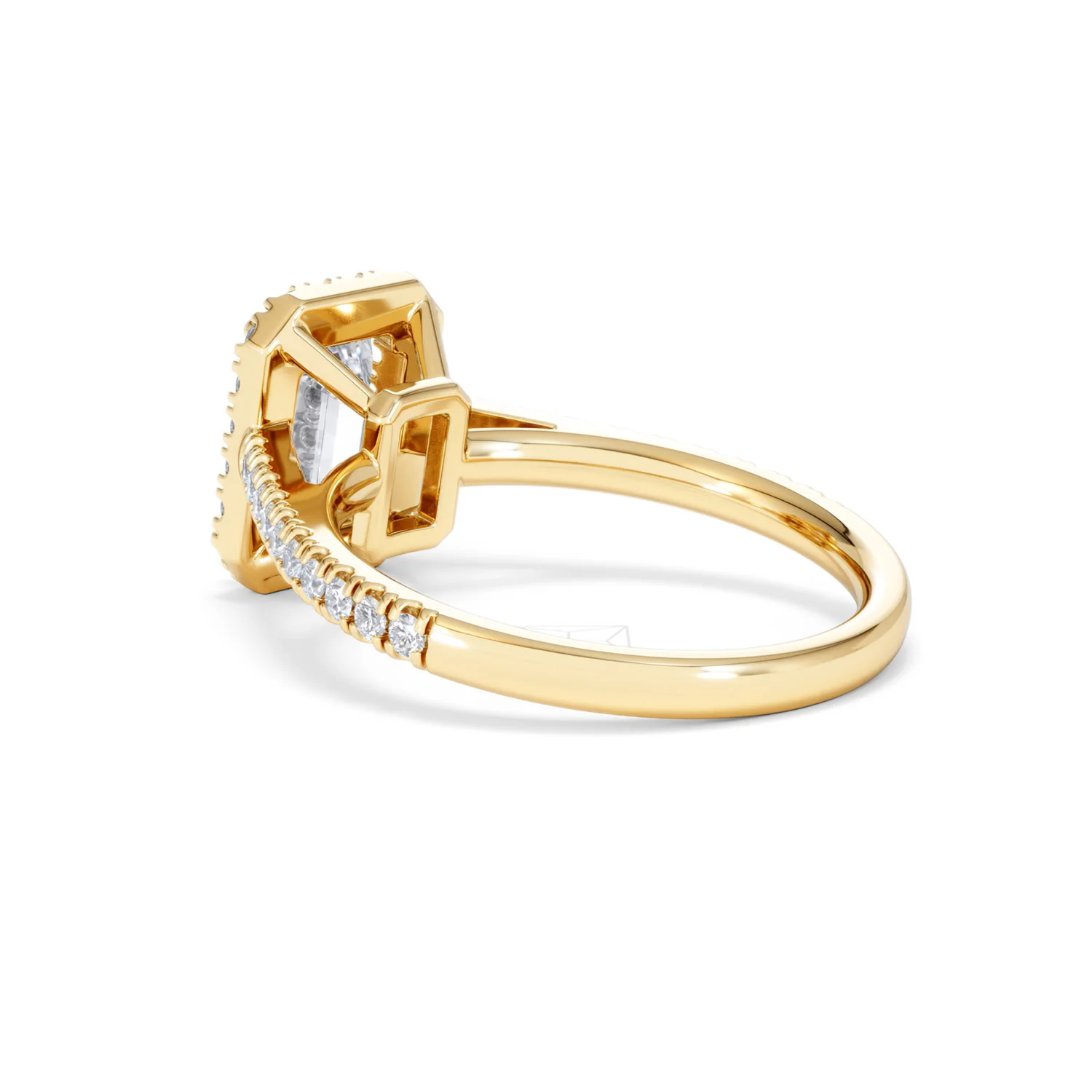 Annabelle Lab Diamond Halo Engagement Ring in 18K Gold 2.15ct F/VS1 - Image 61