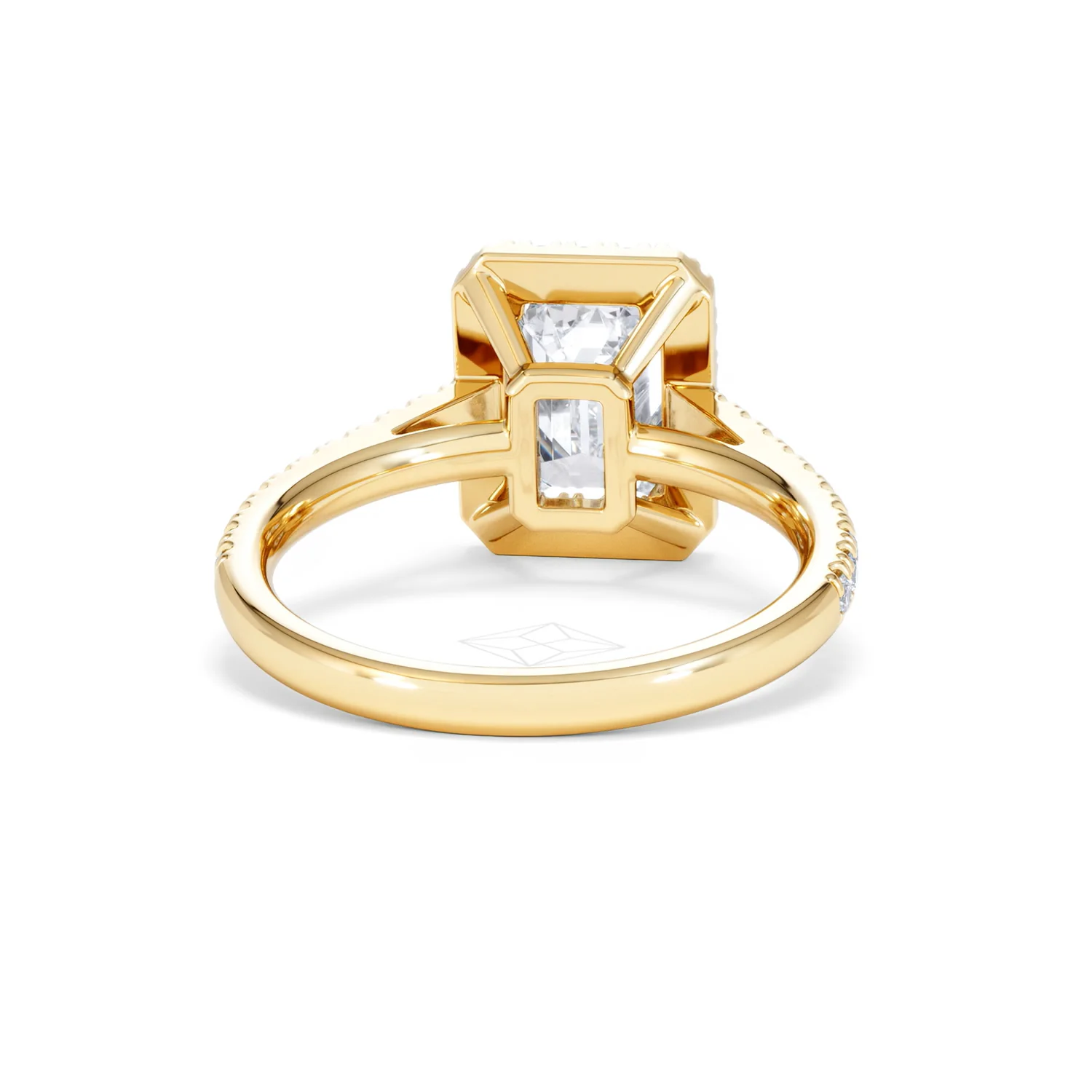 Annabelle Lab Diamond Halo Engagement Ring in 18K Gold 2.75ct F/VS1 - Image 49