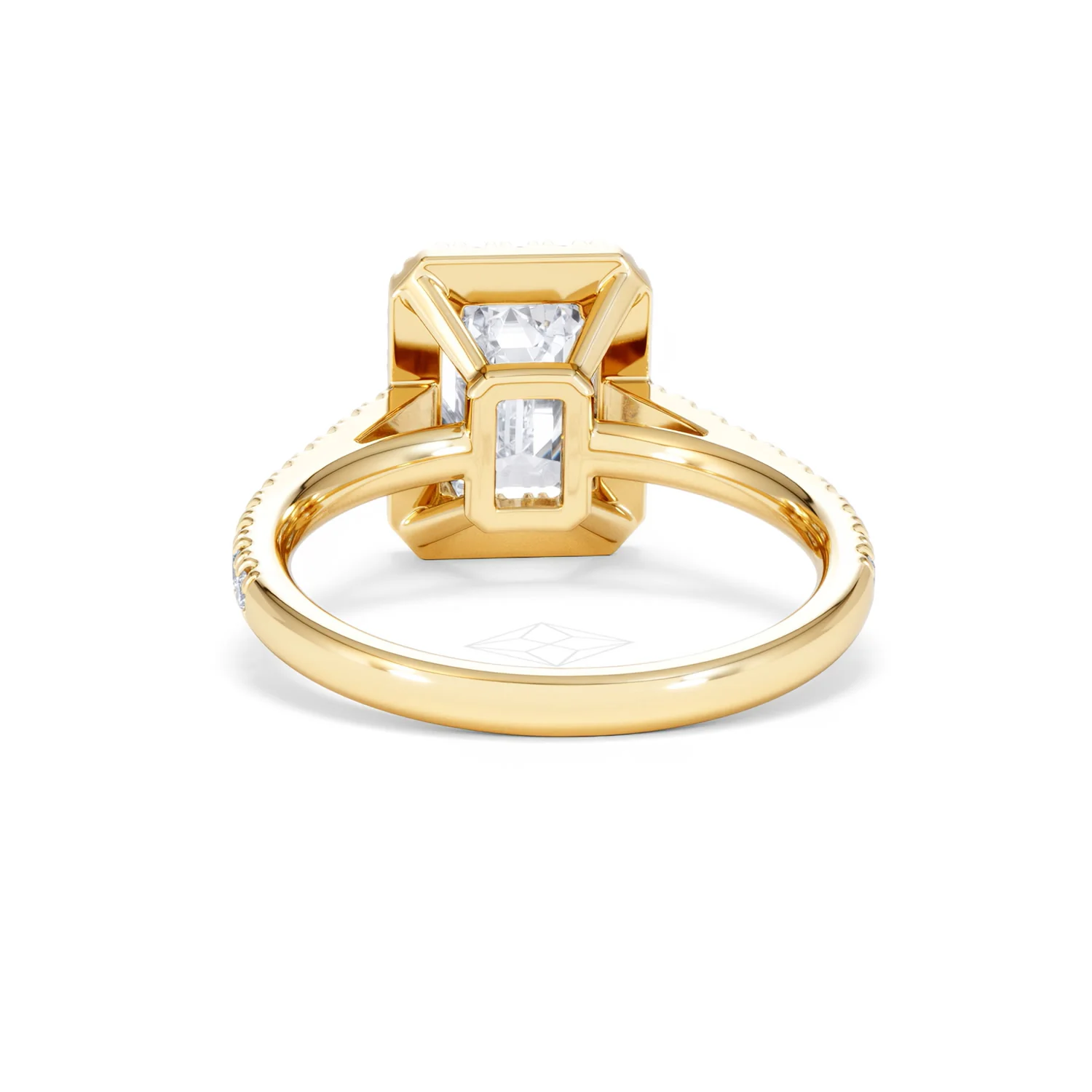 Annabelle Lab Diamond Halo Engagement Ring in 18K Gold 2.75ct F/VS1 - Image 52