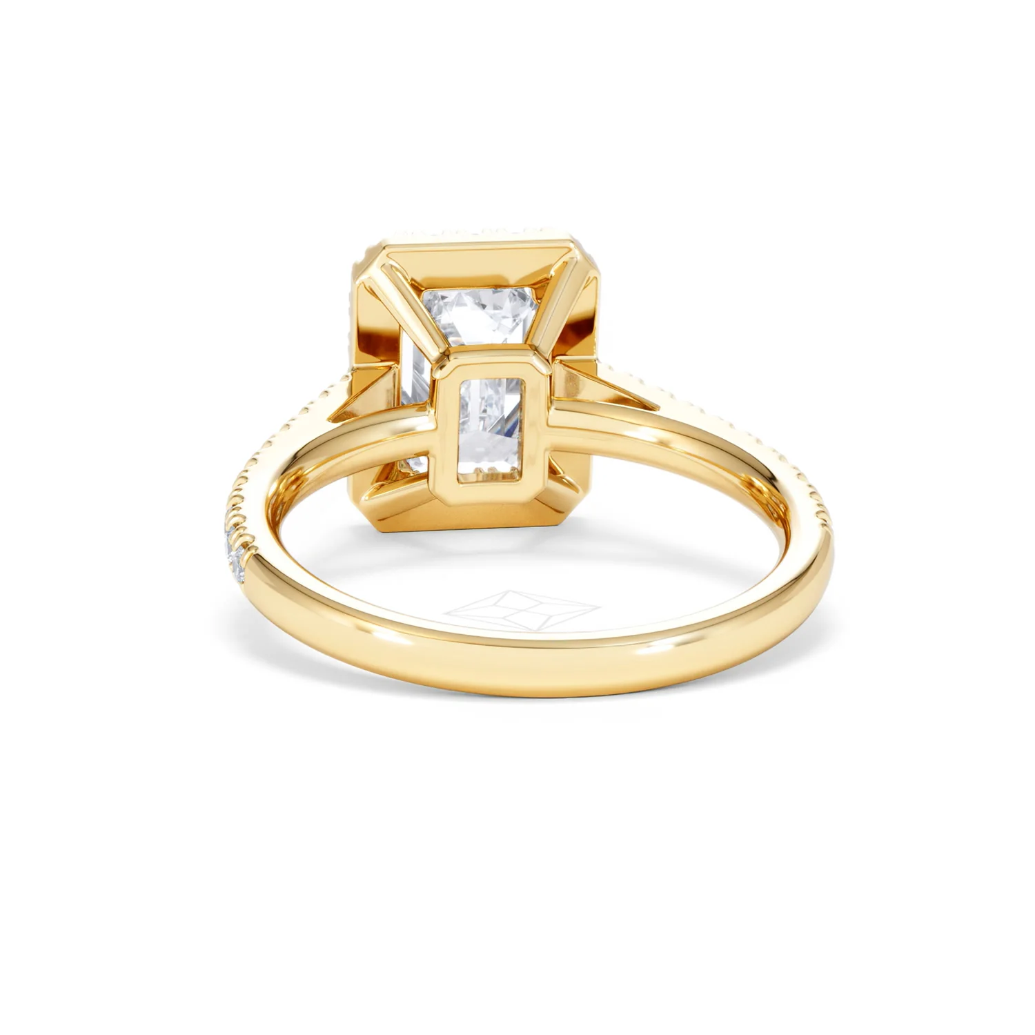 Annabelle Lab Diamond Halo Engagement Ring in 18K Gold 2.75ct F/VS1 - Image 53
