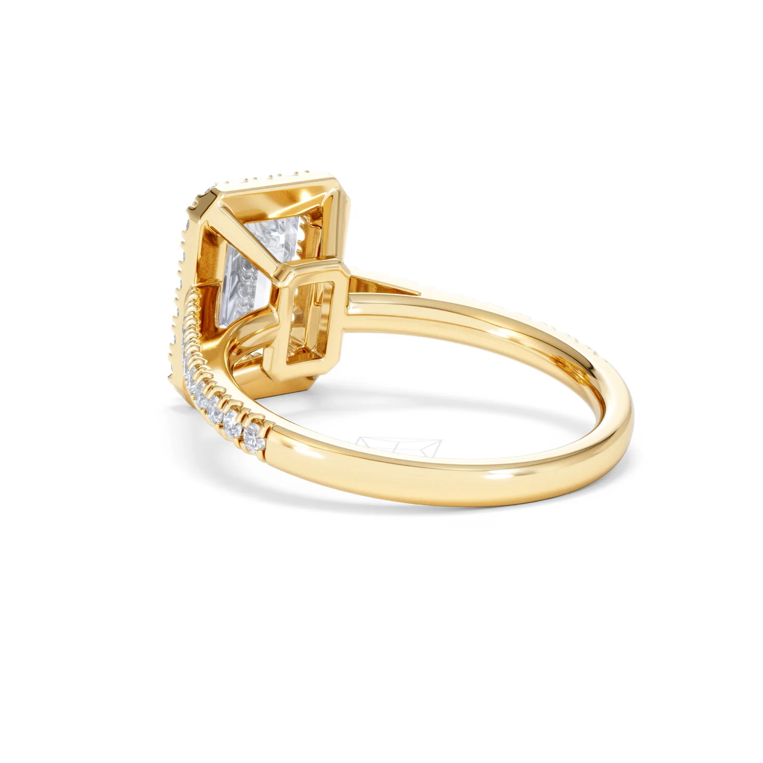Annabelle Lab Diamond Halo Engagement Ring in 18K Gold 2.75ct F/VS1 - Image 59