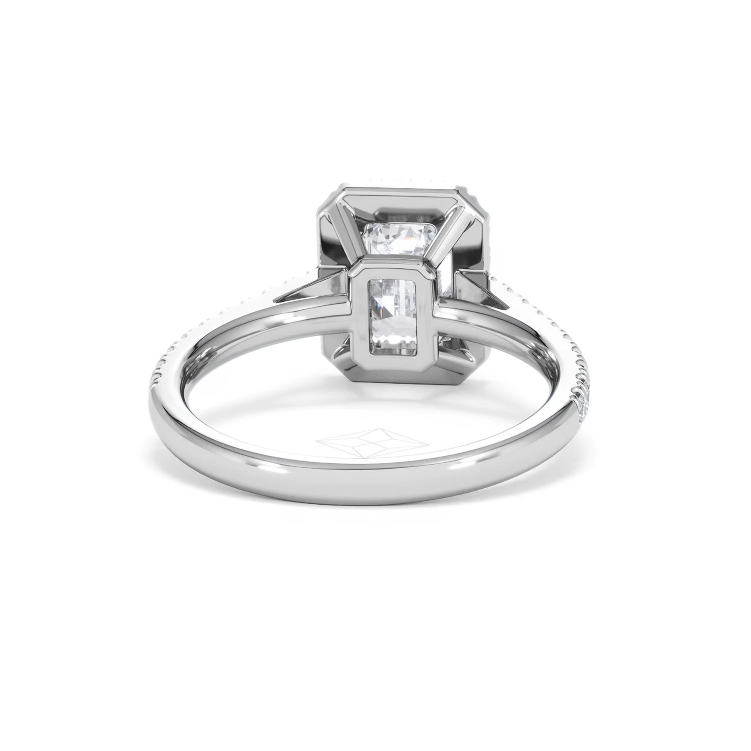 Annabelle Lab Diamond Halo Engagement Ring in Platinum 2.15ct F/VS1 - Image 49