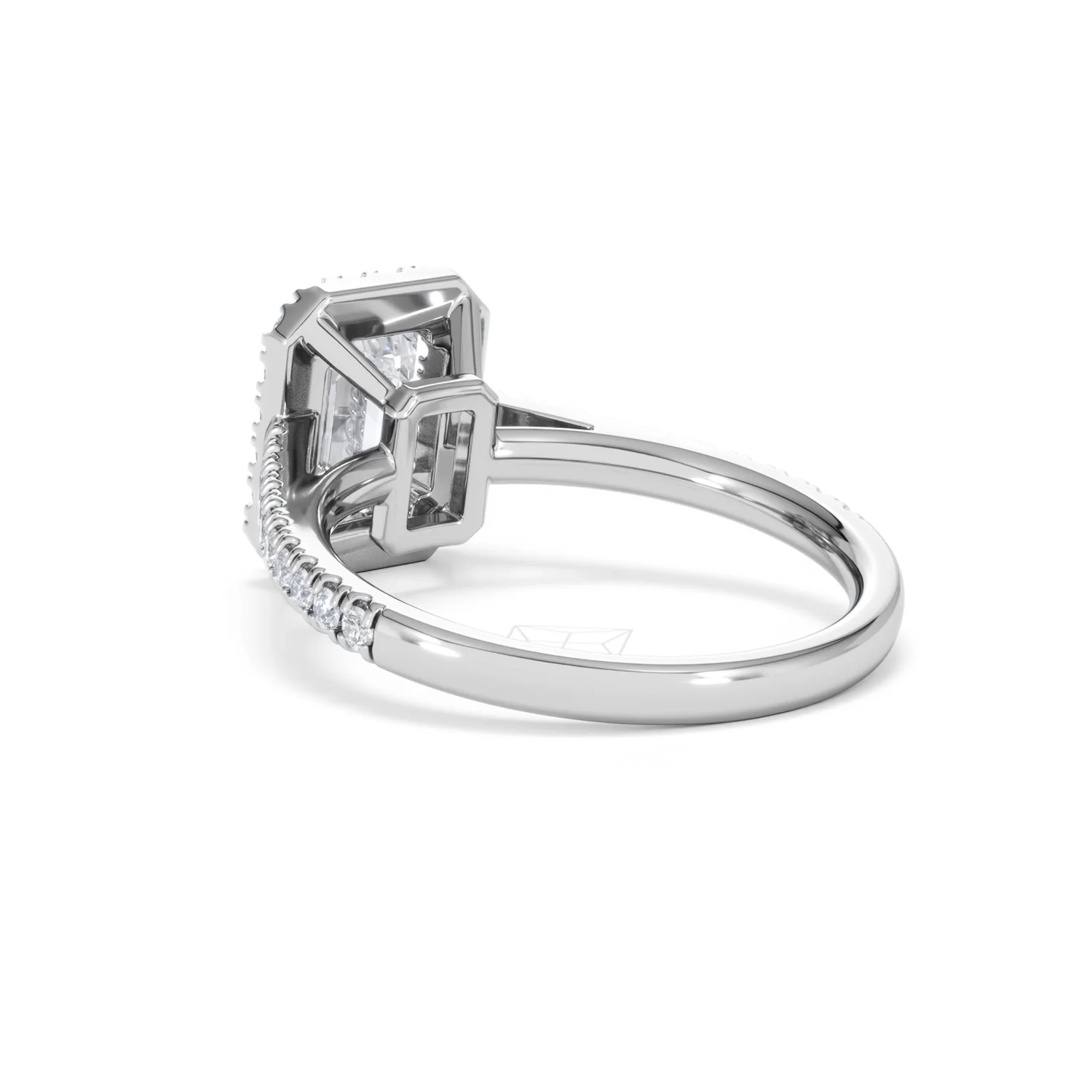 Annabelle Lab Diamond Halo Engagement Ring in Platinum 2.15ct F/VS1 - Image 59