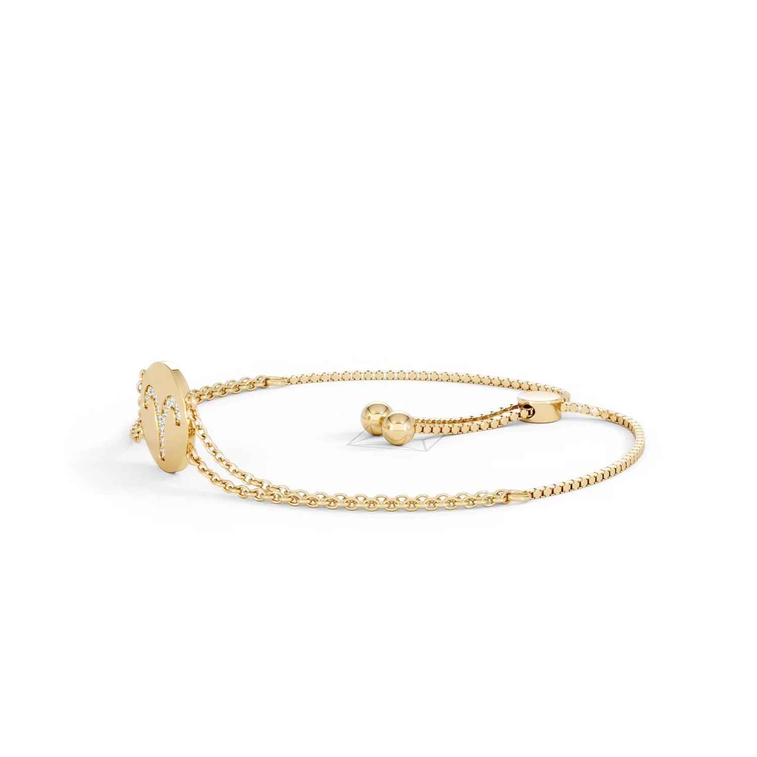 Astrology Aries 0.07ct Lab Grown Diamond Adjustable Medallion Bracelet 18K Gold Vermeil - Image 75