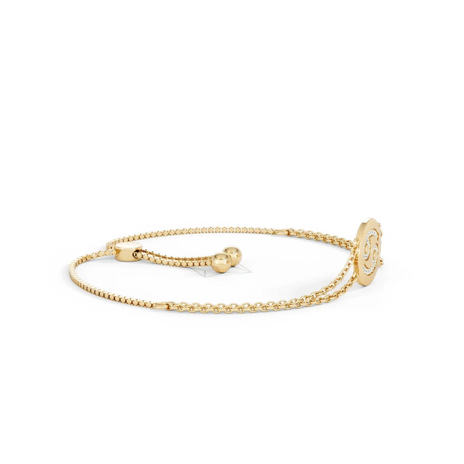 Astrology Cancer 0.07ct Lab Grown Diamond Adjustable Medallion Bracelet 18K Gold Vermeil - Image 24