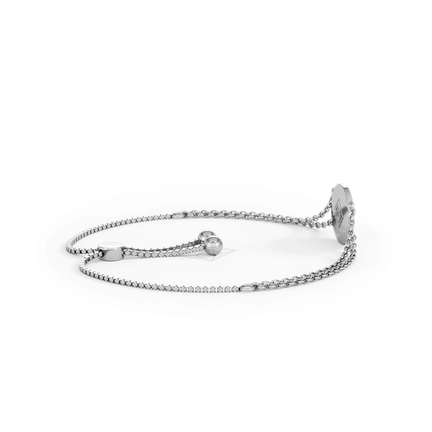 Astrology Cancer 0.07ct Lab Grown Diamond Adjustable Medallion Bracelet Sterling Silver - Image 32