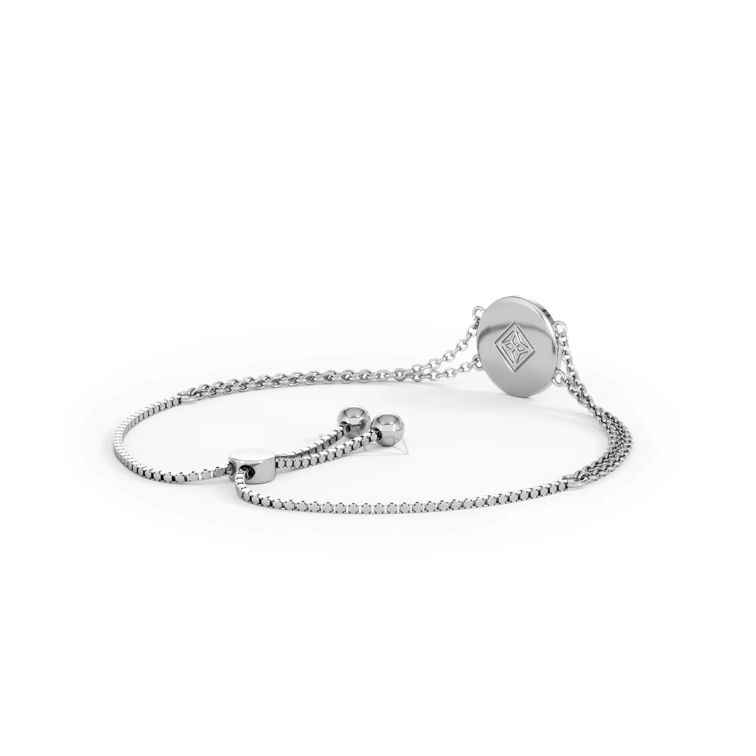Astrology Cancer 0.07ct Lab Grown Diamond Adjustable Medallion Bracelet Sterling Silver - Image 40