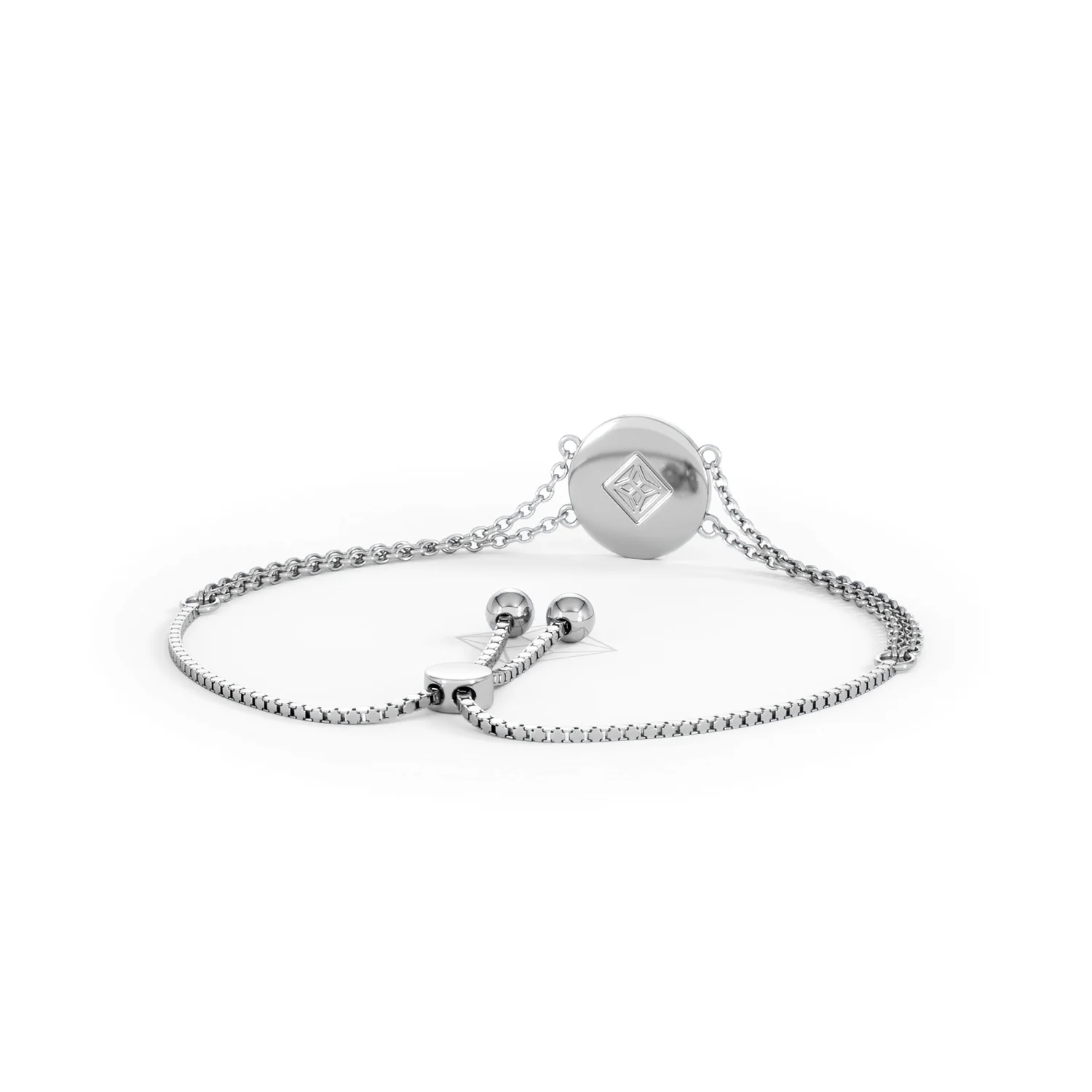 Astrology Cancer 0.07ct Lab Grown Diamond Adjustable Medallion Bracelet Sterling Silver - Image 45