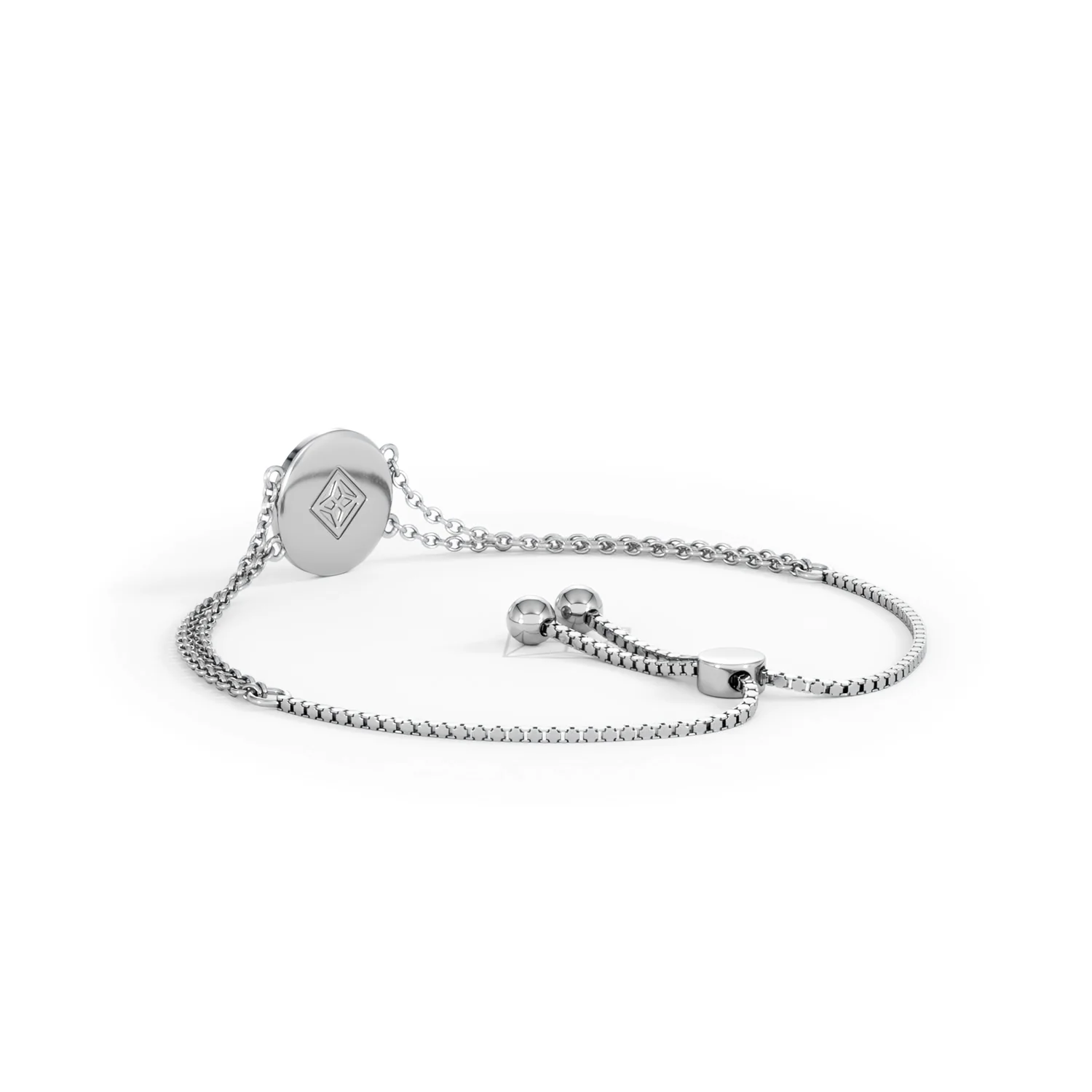 Astrology Cancer 0.07ct Lab Grown Diamond Adjustable Medallion Bracelet Sterling Silver - Image 58