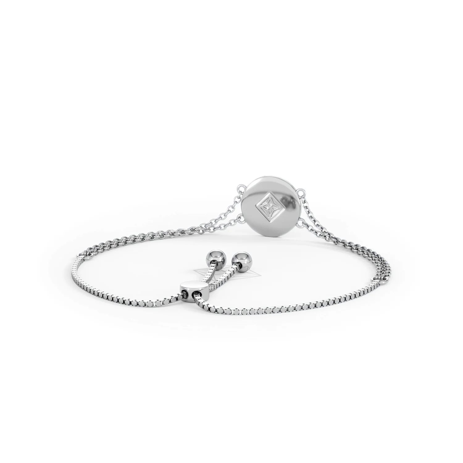 Astrology Capricorn 0.07ct Lab Grown Diamond Adjustable Medallion Bracelet Sterling Silver - Image 45