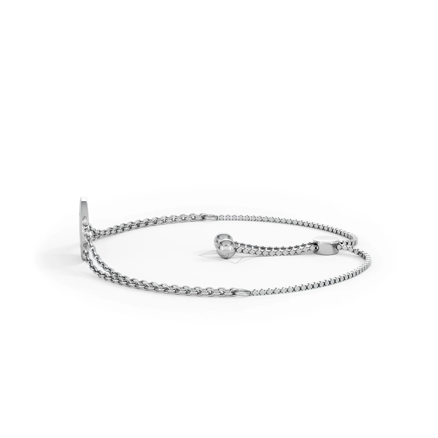 Astrology Gemini 0.07ct Lab Grown Diamond Adjustable Medallion Bracelet Sterling Silver - Image 70