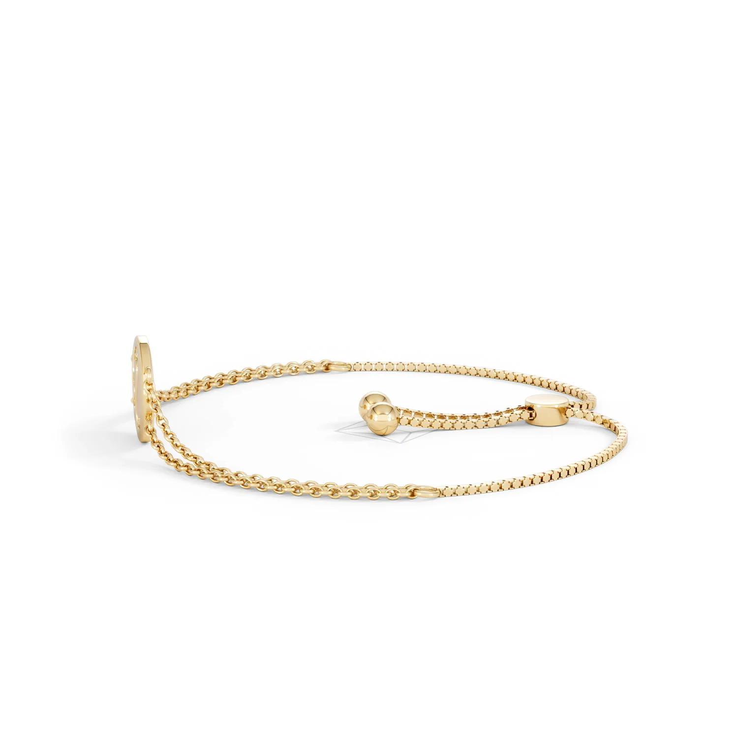 Astrology Leo 0.07ct Lab Grown Diamond Adjustable Medallion Bracelet 18K Gold Vermeil - Image 71