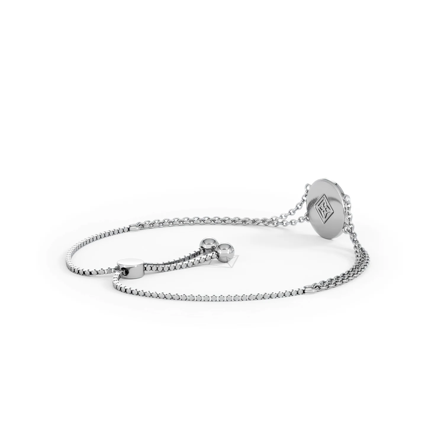 Astrology Leo 0.07ct Lab Grown Diamond Adjustable Medallion Bracelet Sterling Silver - Image 37