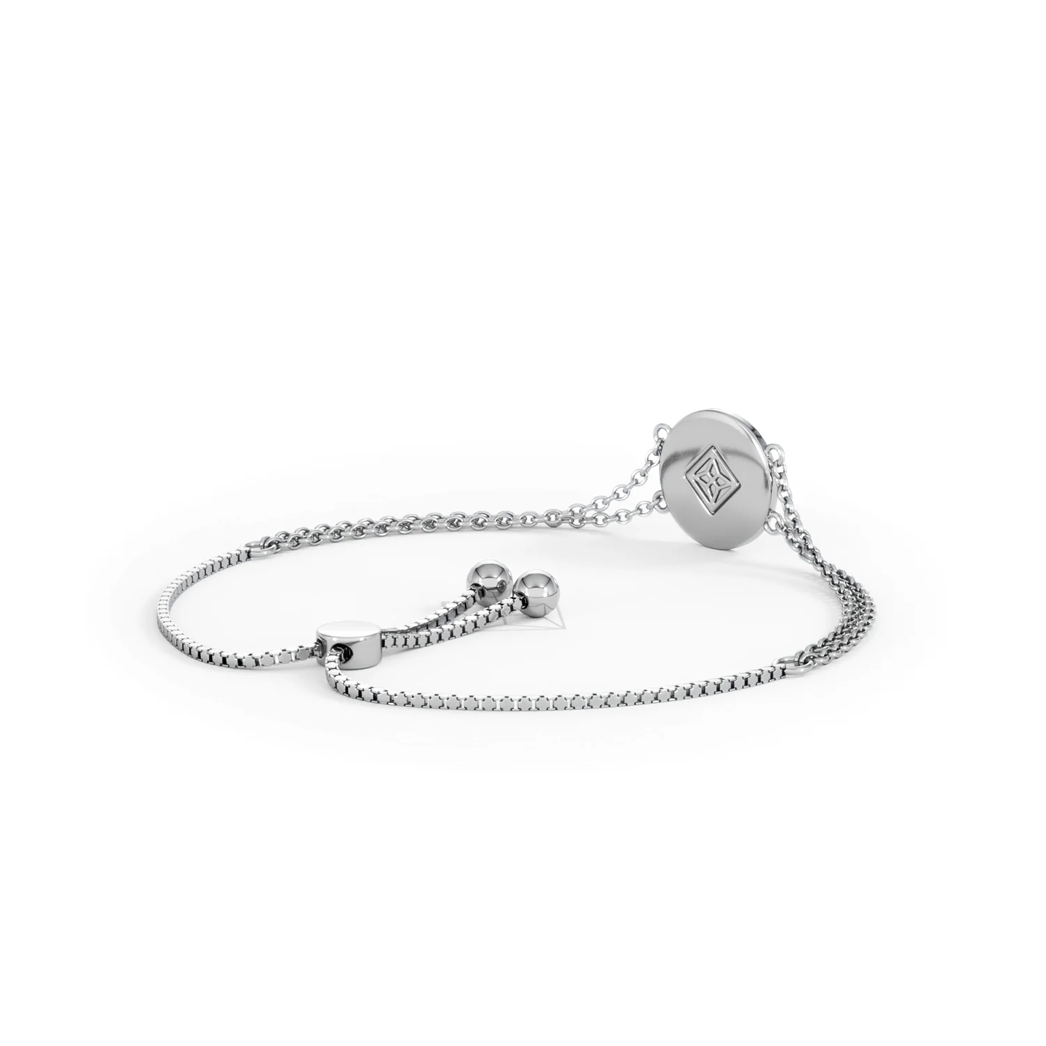 Astrology Leo 0.07ct Lab Grown Diamond Adjustable Medallion Bracelet Sterling Silver - Image 40