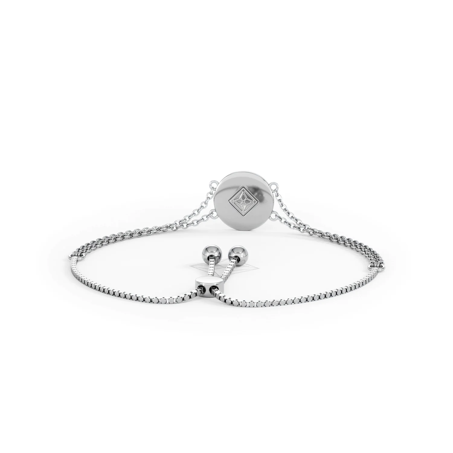 Astrology Leo 0.07ct Lab Grown Diamond Adjustable Medallion Bracelet Sterling Silver - Image 47