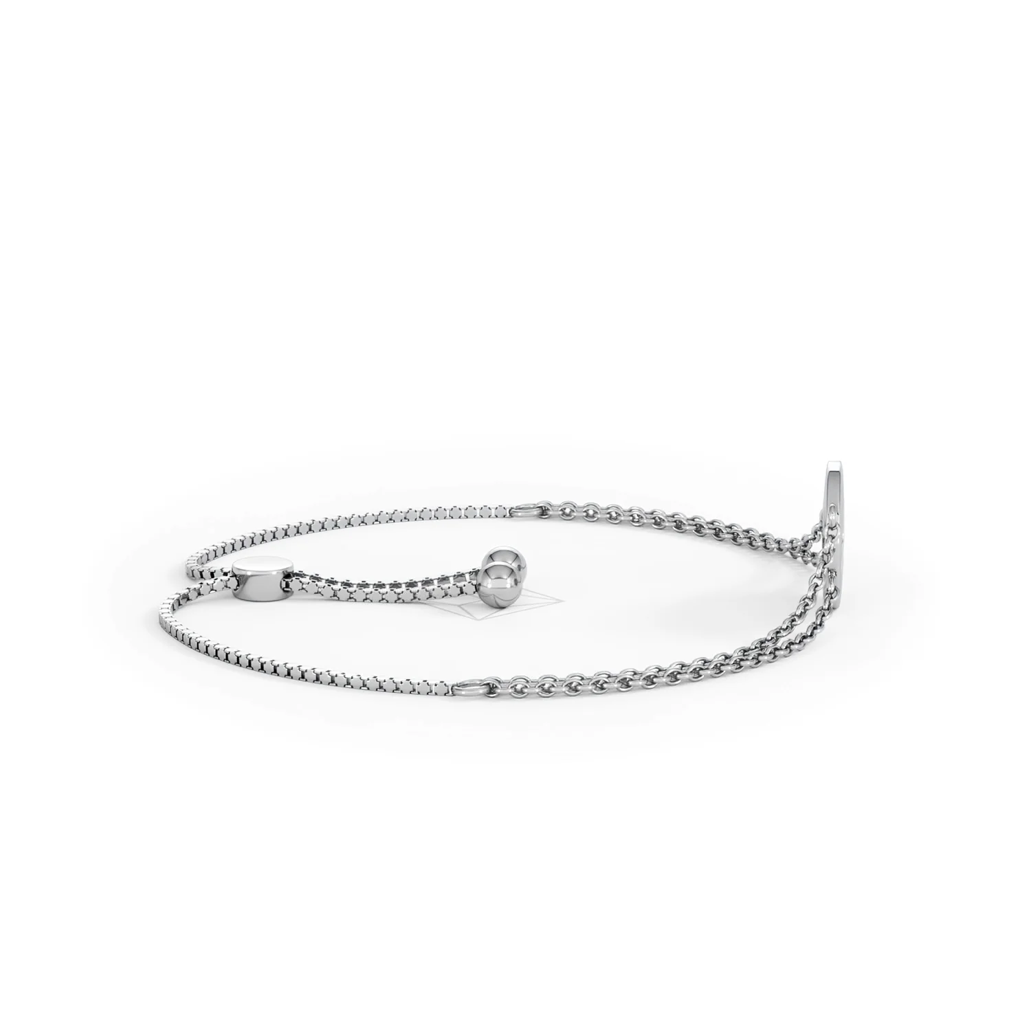 Astrology Libra 0.07ct Lab Grown Diamond Adjustable Medallion Bracelet Sterling Silver - Image 28