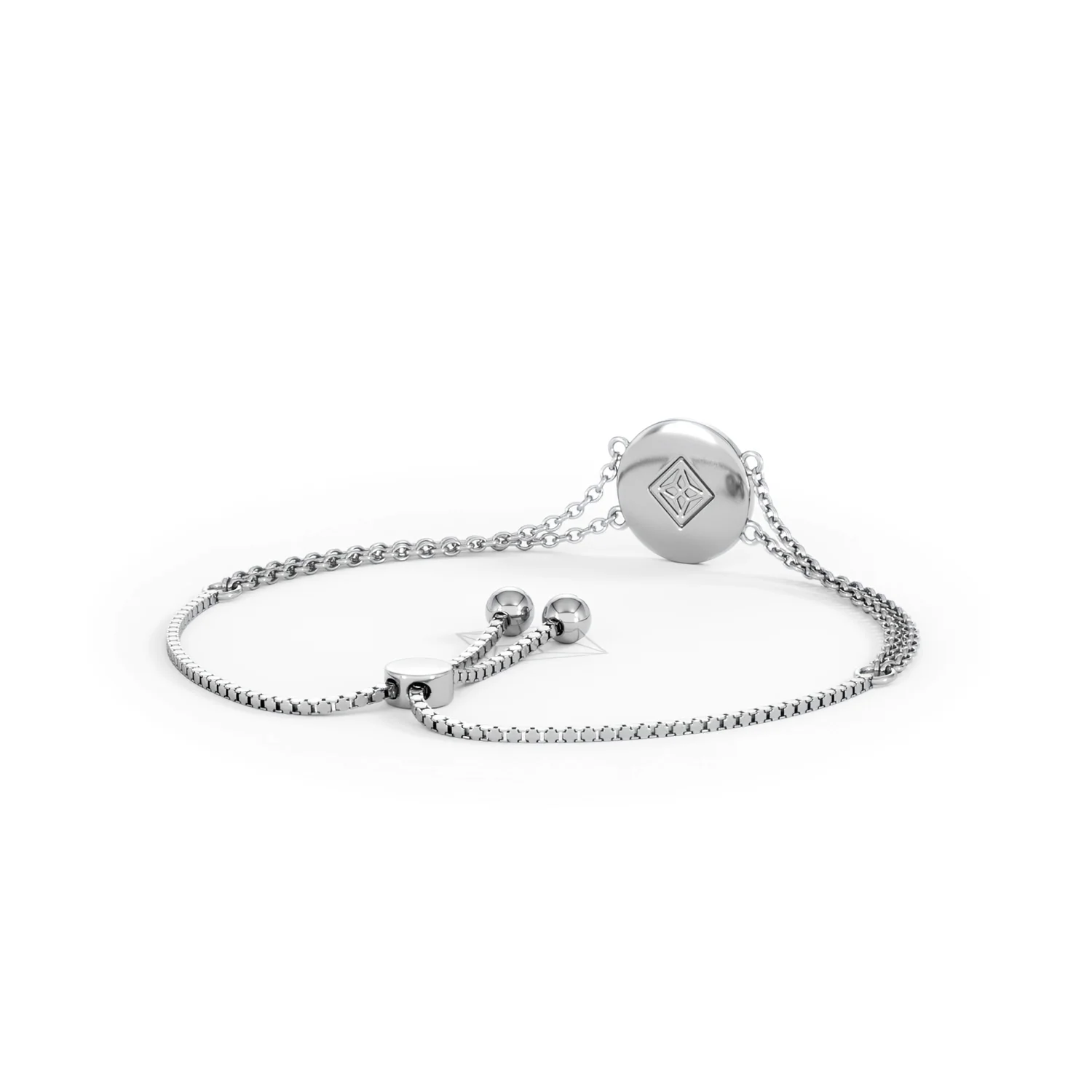 Astrology Libra 0.07ct Lab Grown Diamond Adjustable Medallion Bracelet Sterling Silver - Image 43