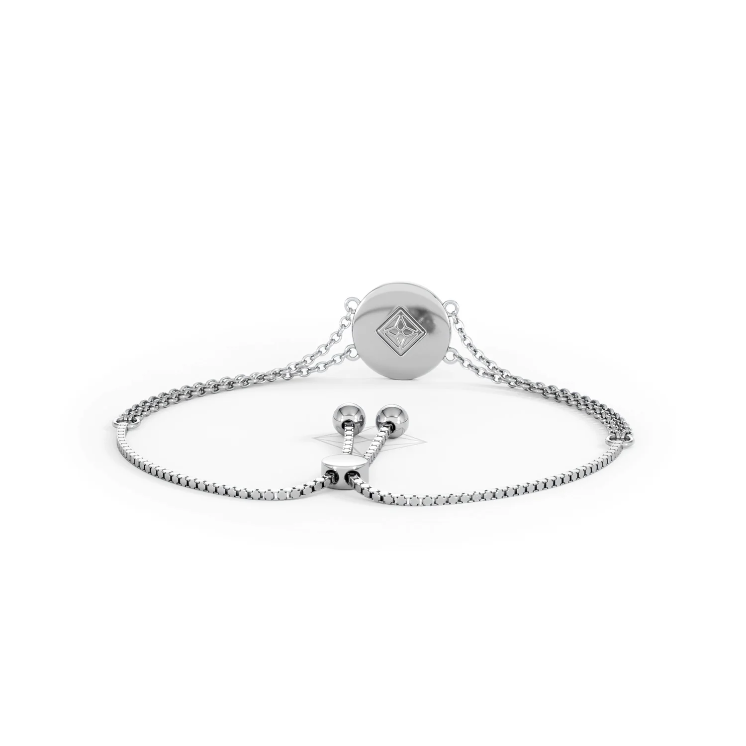Astrology Libra 0.07ct Lab Grown Diamond Adjustable Medallion Bracelet Sterling Silver - Image 47