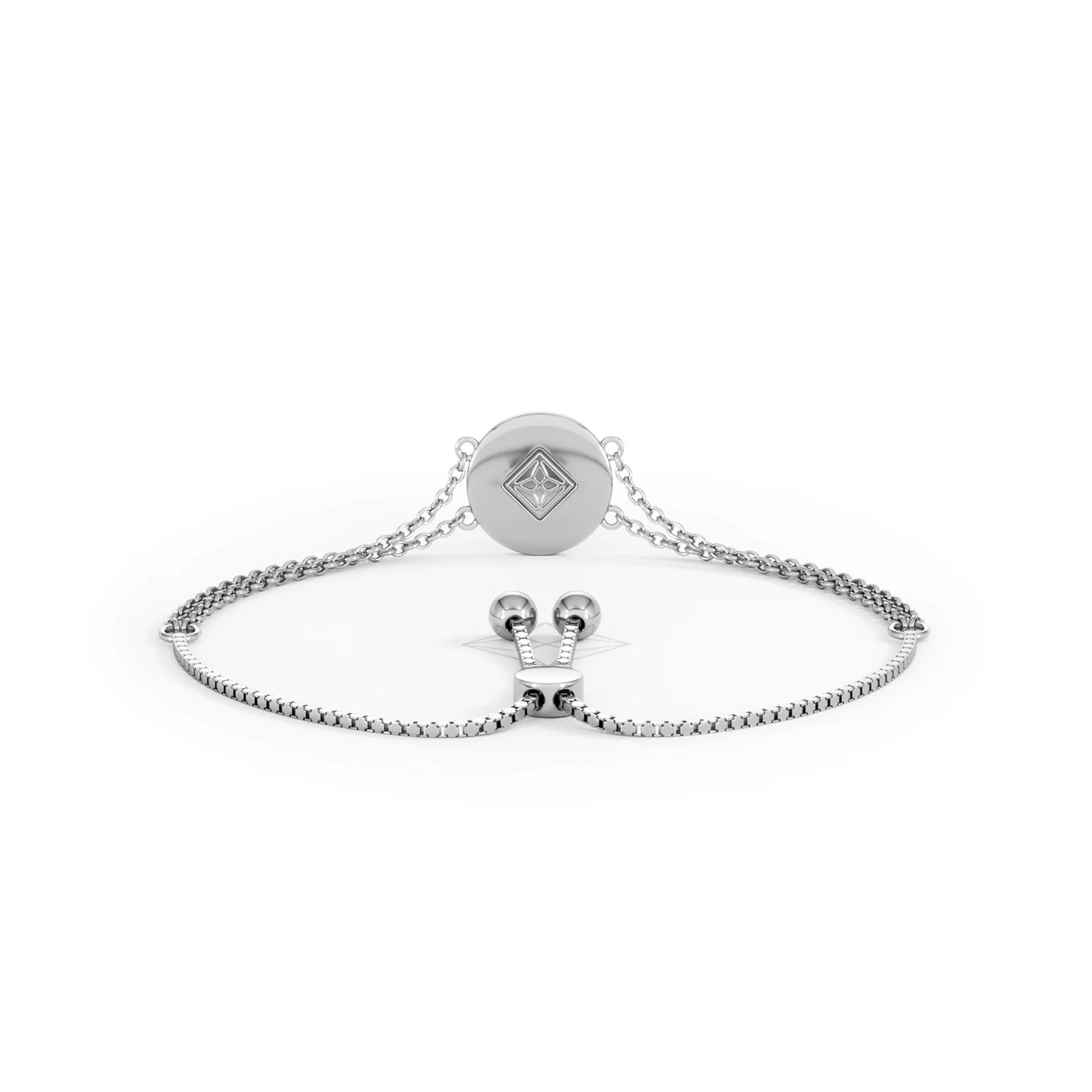 Astrology Libra 0.07ct Lab Grown Diamond Adjustable Medallion Bracelet Sterling Silver - Image 49