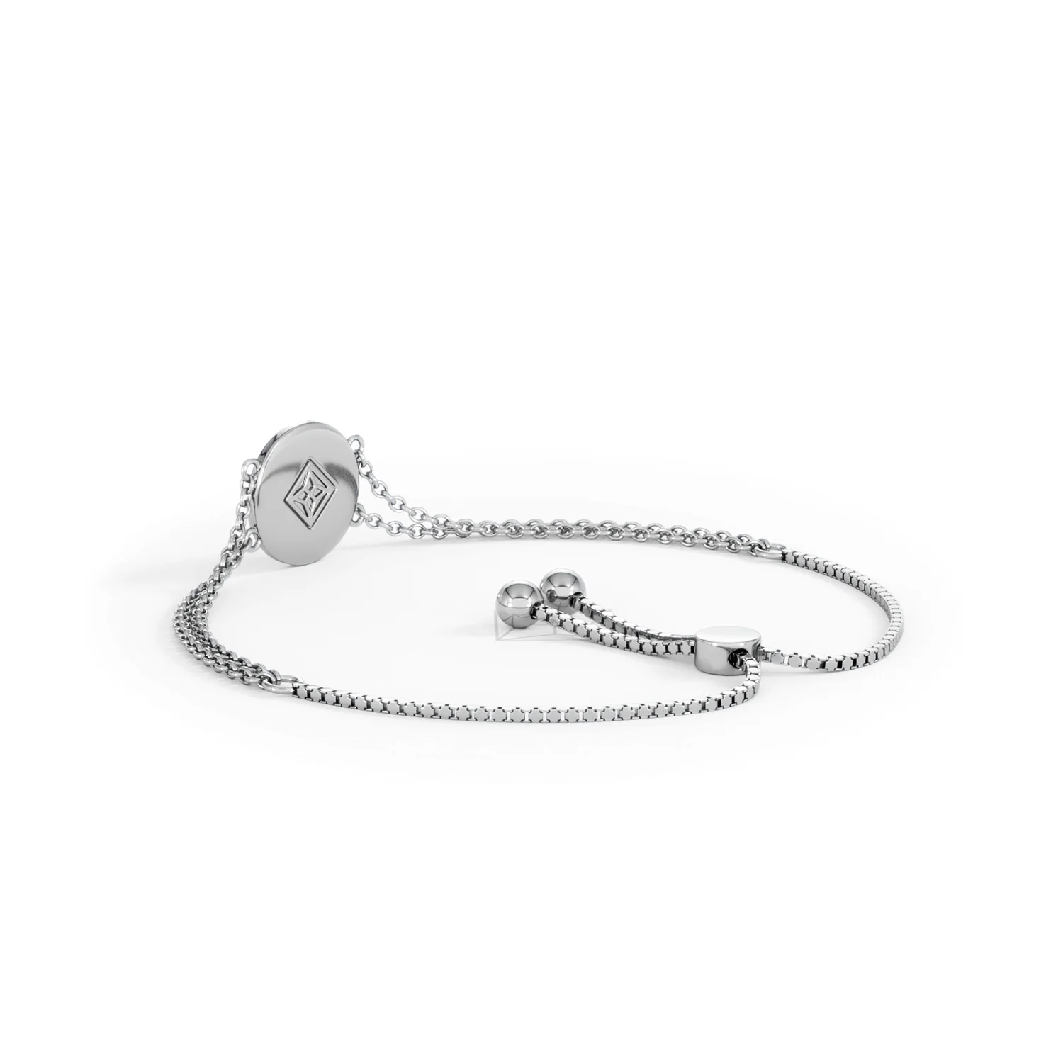 Astrology Libra 0.07ct Lab Grown Diamond Adjustable Medallion Bracelet Sterling Silver - Image 59