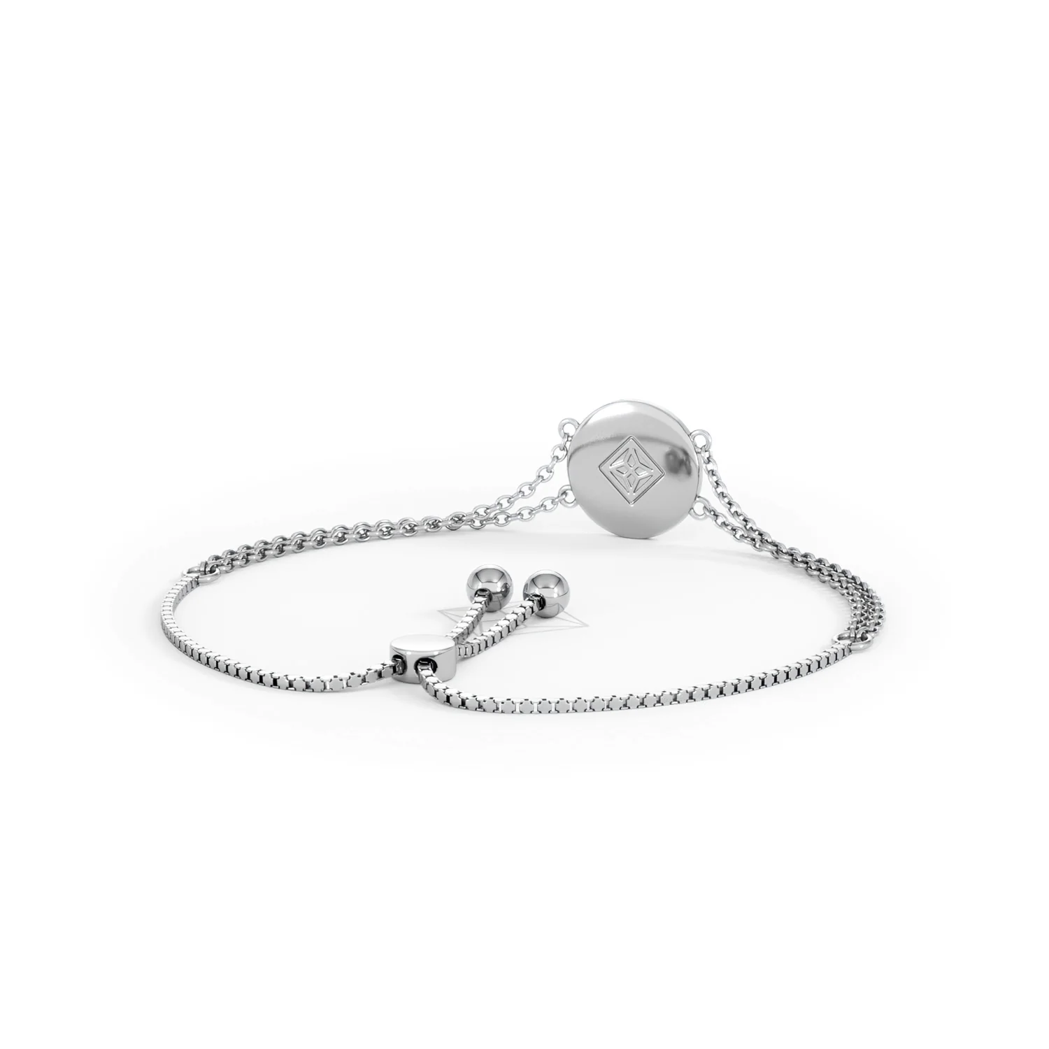 Astrology Pisces 0.07ct Lab Grown Diamond Adjustable Medallion Bracelet Sterling Silver - Image 44