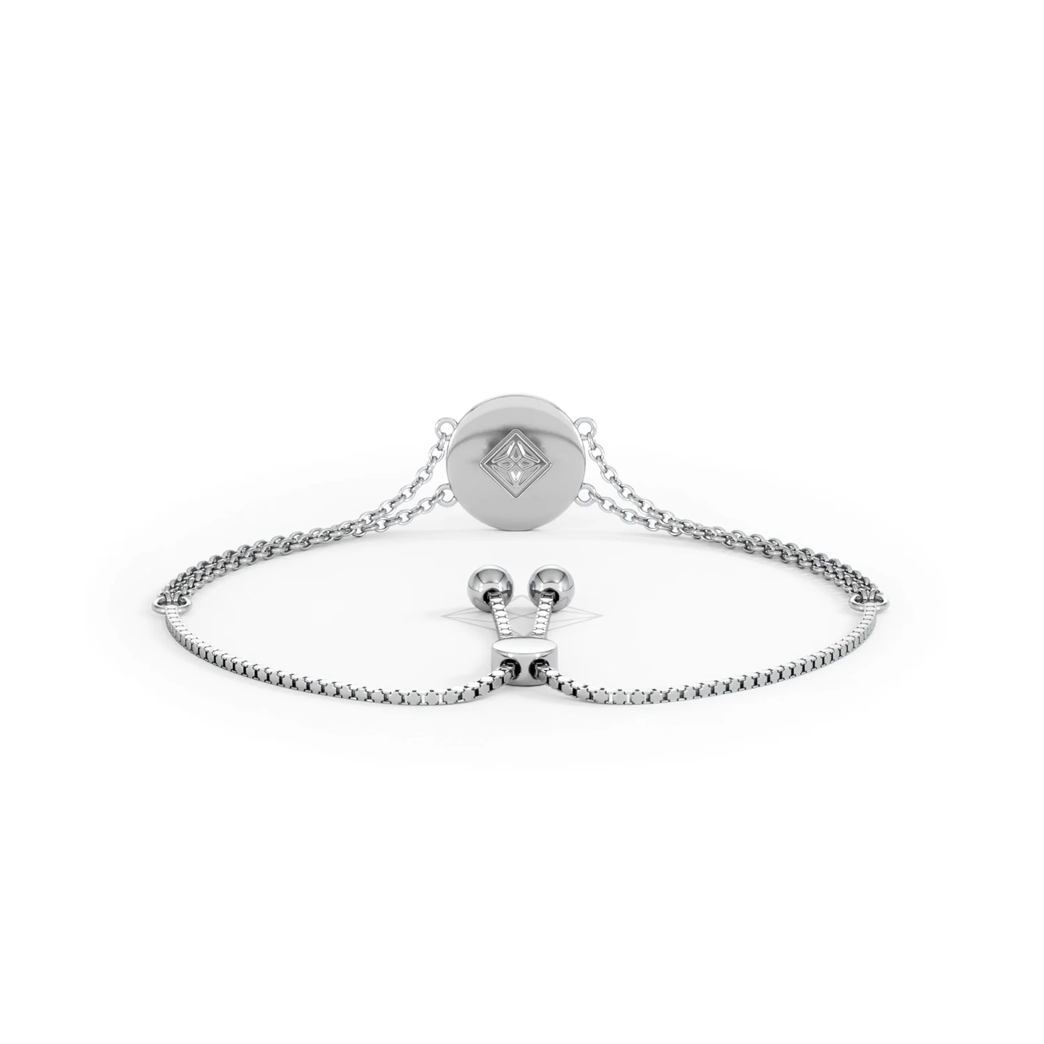 Astrology Pisces 0.07ct Lab Grown Diamond Adjustable Medallion Bracelet Sterling Silver - Image 49