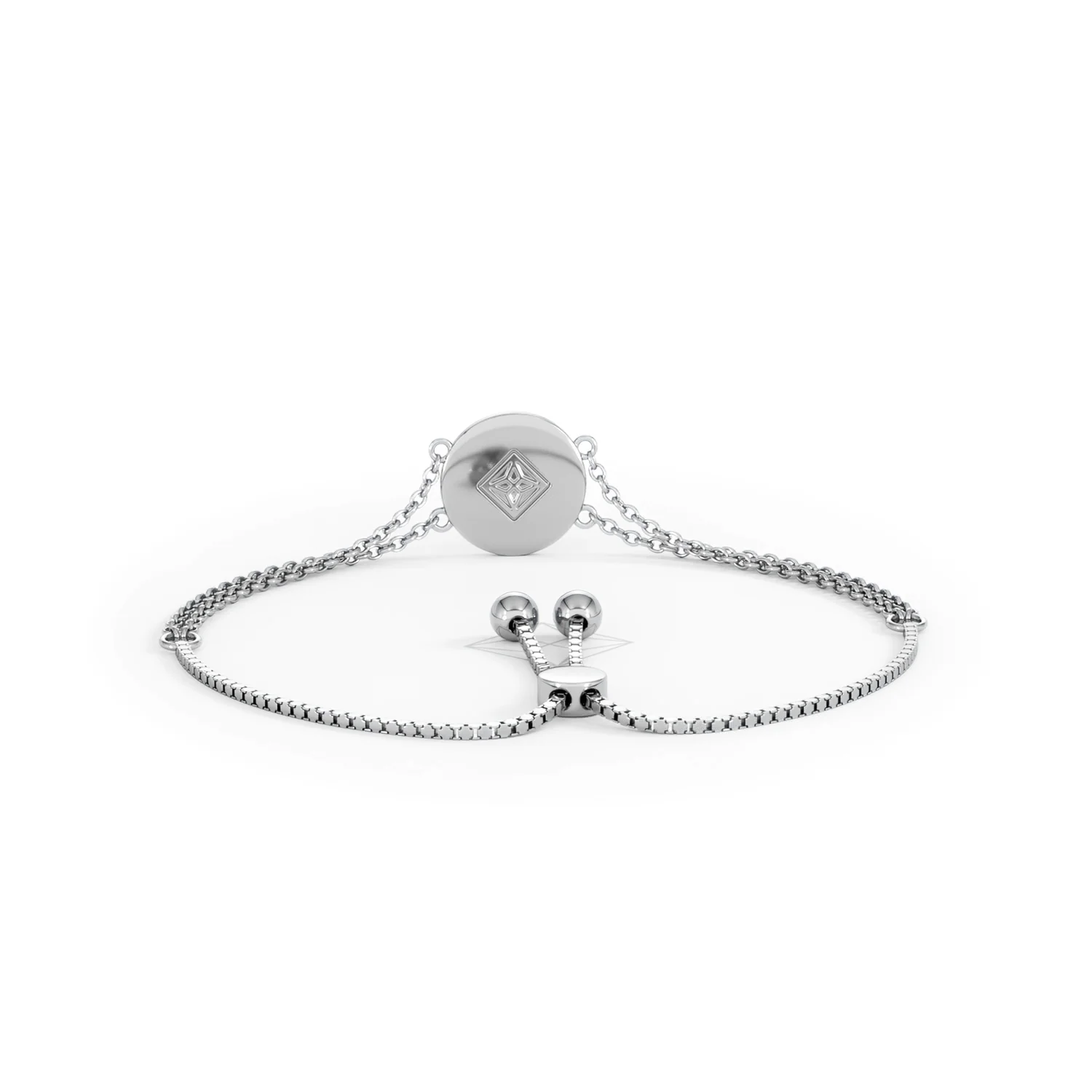 Astrology Pisces 0.07ct Lab Grown Diamond Adjustable Medallion Bracelet Sterling Silver - Image 50