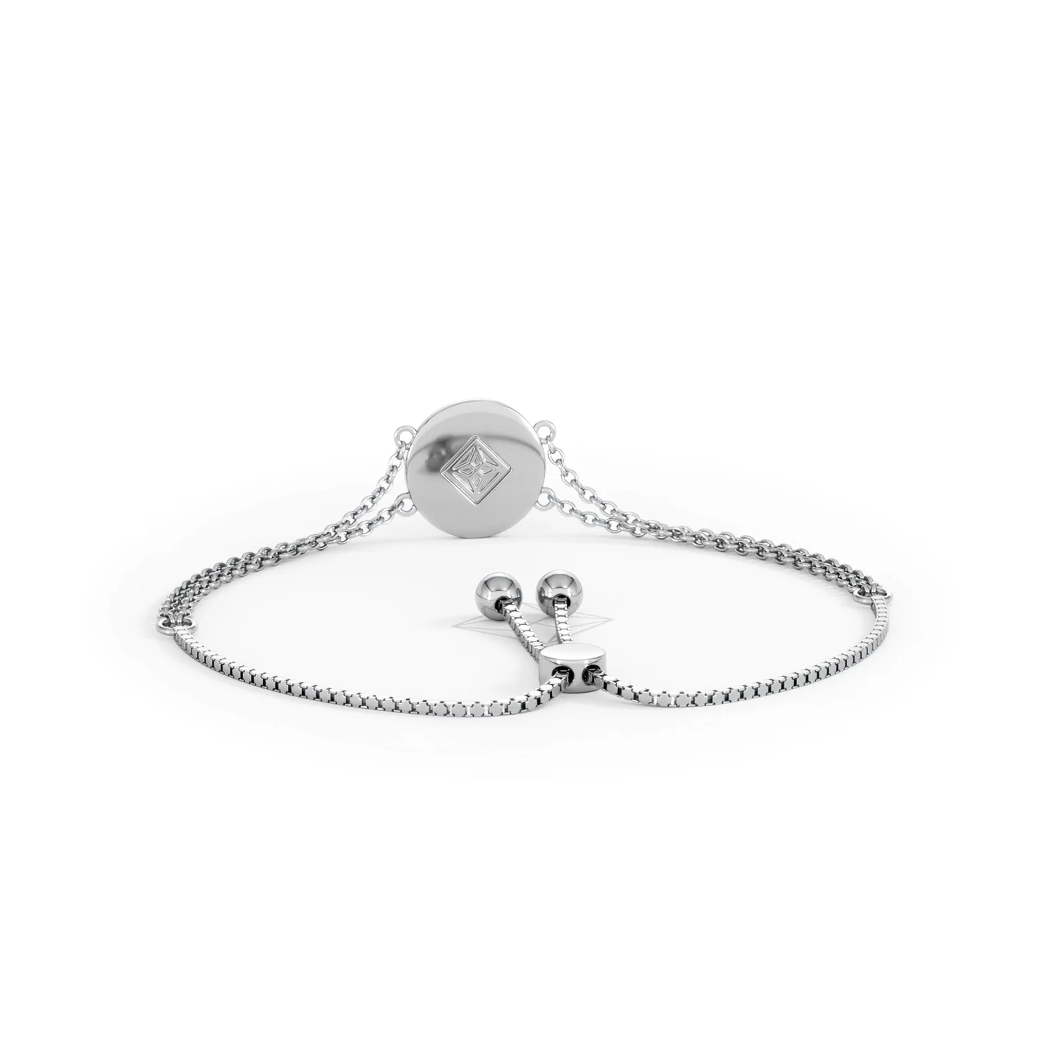 Astrology Pisces 0.07ct Lab Grown Diamond Adjustable Medallion Bracelet Sterling Silver - Image 51