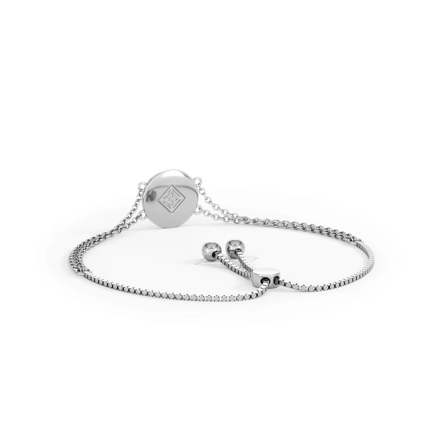 Astrology Pisces 0.07ct Lab Grown Diamond Adjustable Medallion Bracelet Sterling Silver - Image 54