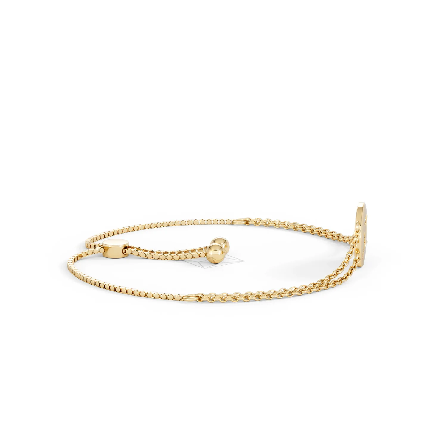 Astrology Sagittarius 0.07ct Lab Grown Diamond Adjustable Medallion Bracelet 18K Gold Vermeil - Image 27