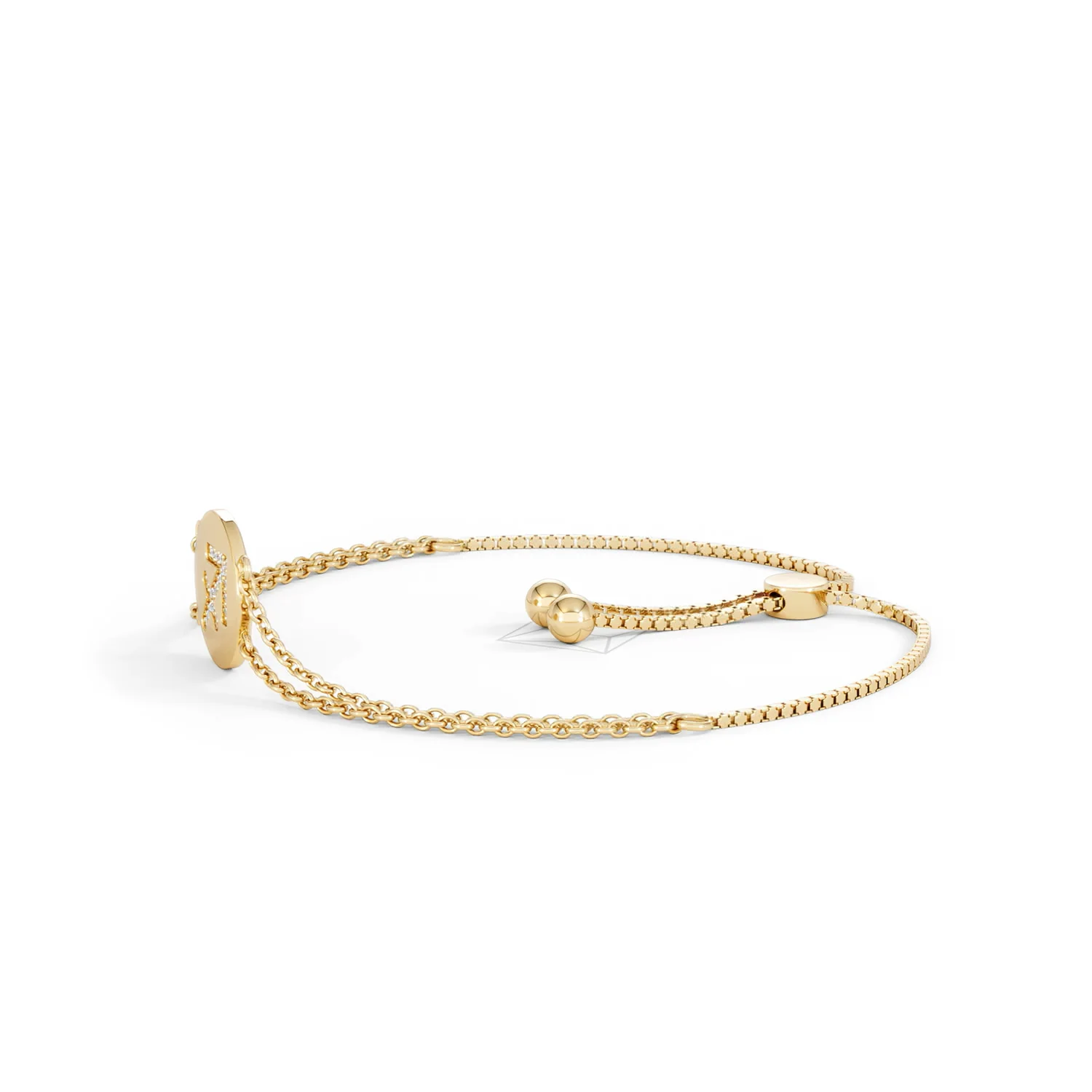 Astrology Sagittarius 0.07ct Lab Grown Diamond Adjustable Medallion Bracelet 18K Gold Vermeil - Image 73