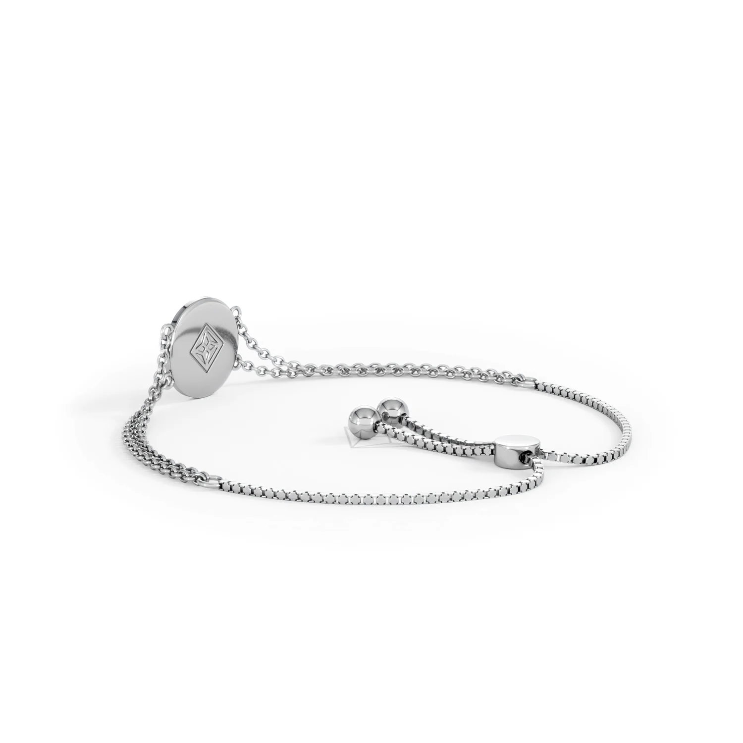 Astrology Sagittarius 0.07ct Lab Grown Diamond Adjustable Medallion Bracelet Sterling Silver - Image 60