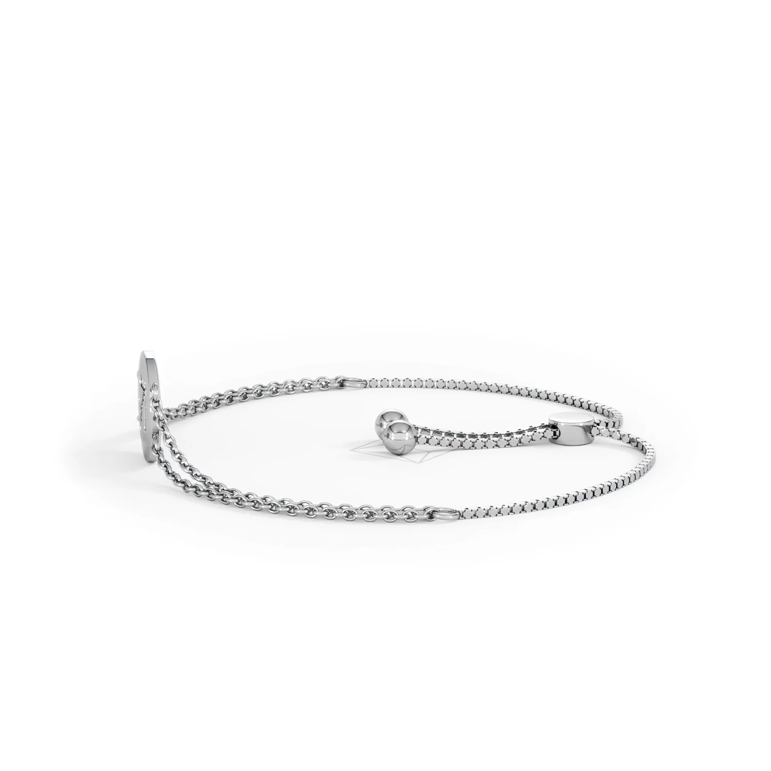 Astrology Sagittarius 0.07ct Lab Grown Diamond Adjustable Medallion Bracelet Sterling Silver - Image 71