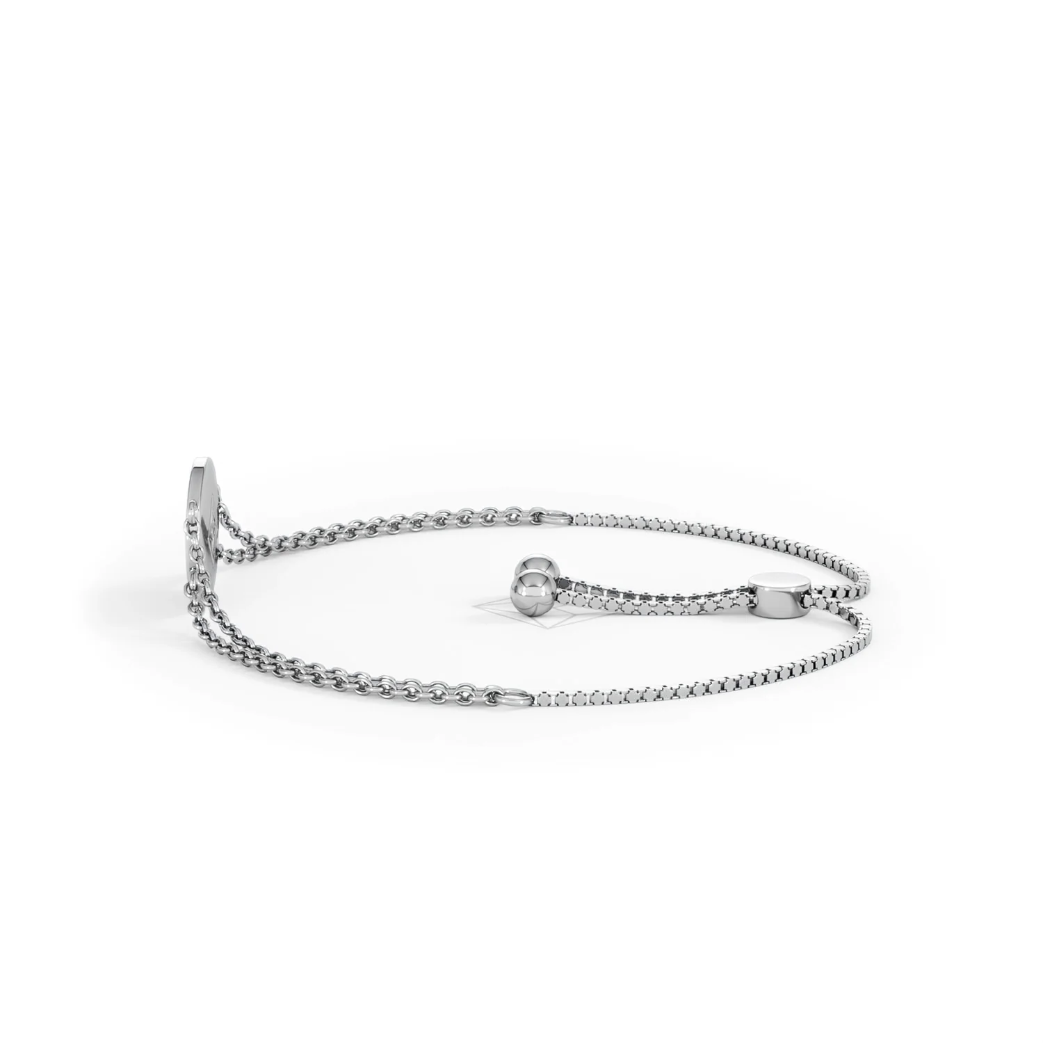 Astrology Scorpio 0.07ct Lab Grown Diamond Adjustable Medallion Bracelet Sterling Silver - Image 68