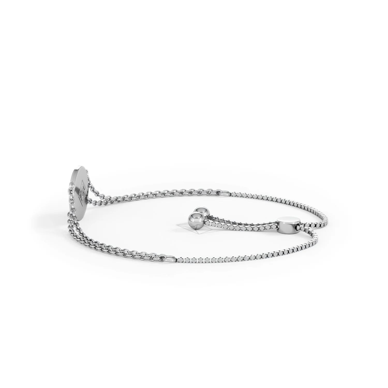 Astrology Taurus 0.07ct Lab Grown Diamond Adjustable Medallion Bracelet Sterling Silver - Image 66
