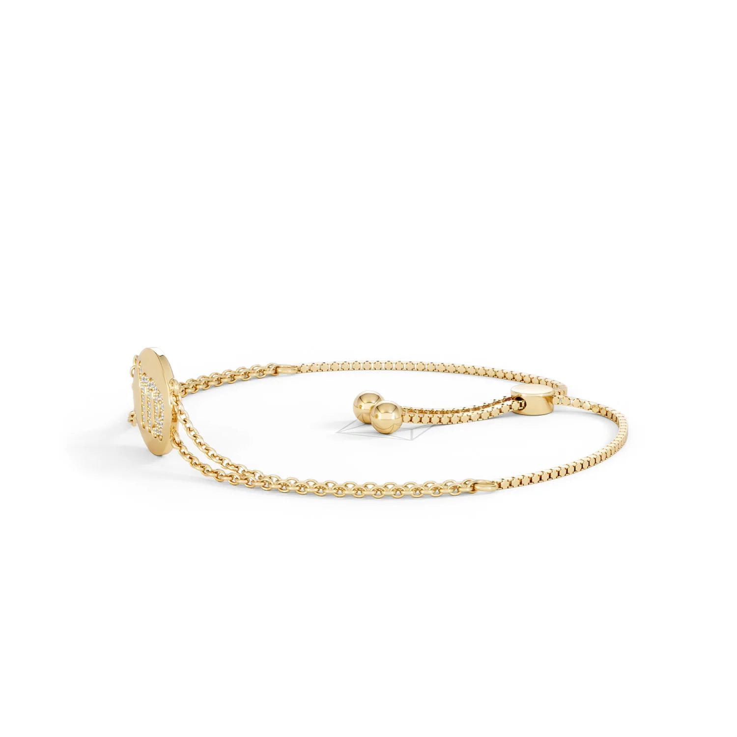 Astrology Virgo 0.07ct Lab Grown Diamond Adjustable Medallion Bracelet 18K Gold Vermeil - Image 74