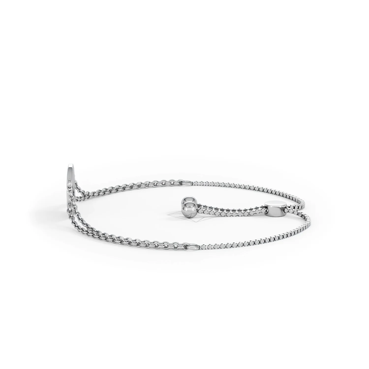 Astrology Virgo 0.07ct Lab Grown Diamond Adjustable Medallion Bracelet Sterling Silver - Image 69
