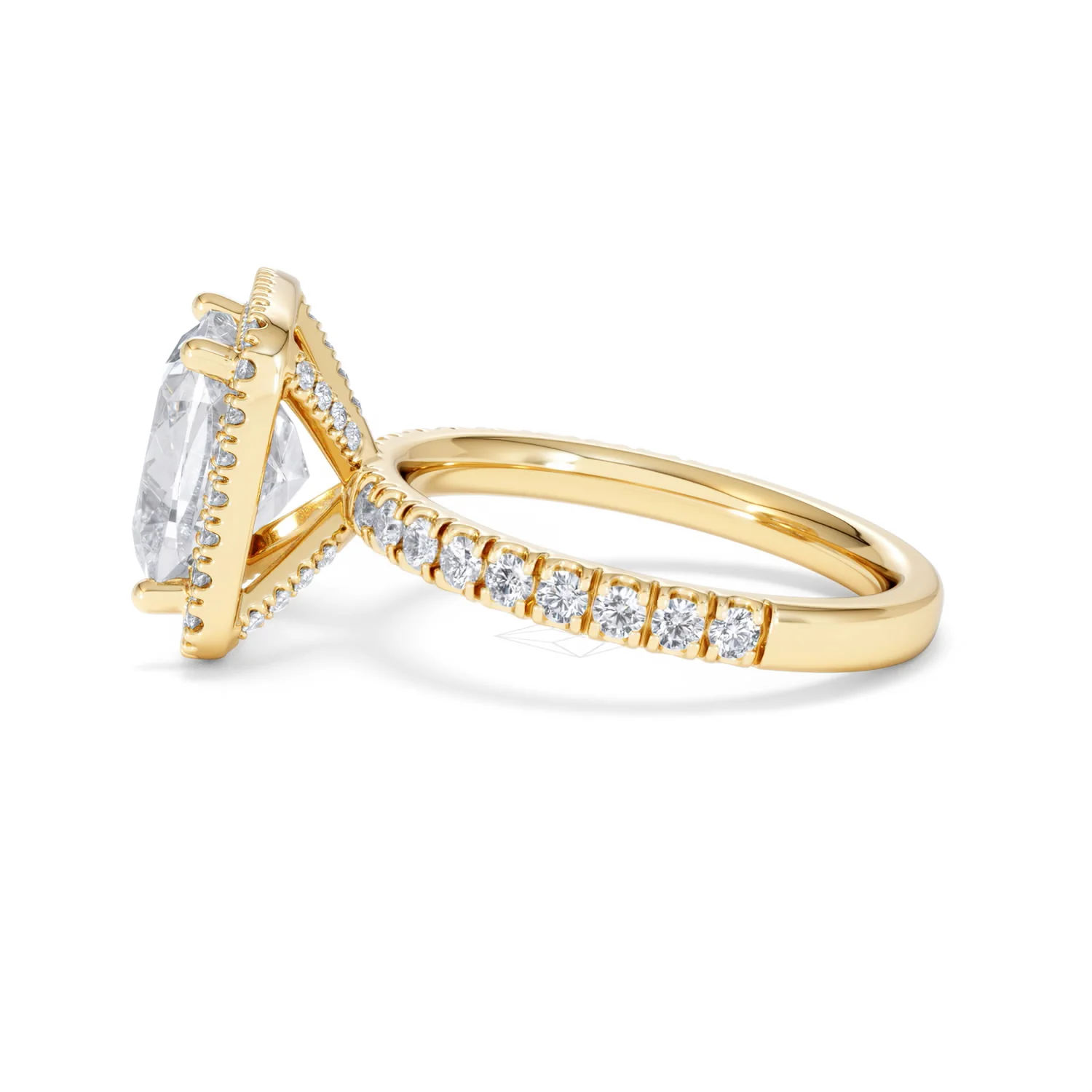 Beatrice 5.75ct Lab Diamond Cushion Cut Engagement Ring in 18K Yellow Gold G/VS1 - Image 69