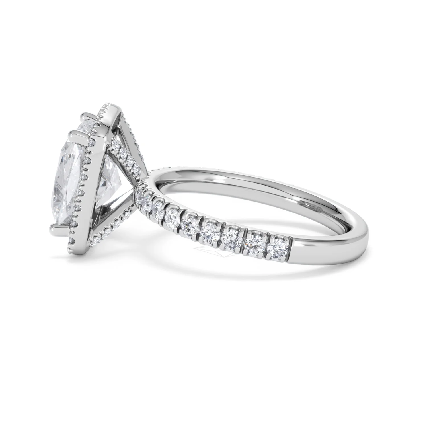 Beatrice 5.75ct Lab Diamond Cushion Cut Engagement Ring in Platinum G/VS1 - Image 69