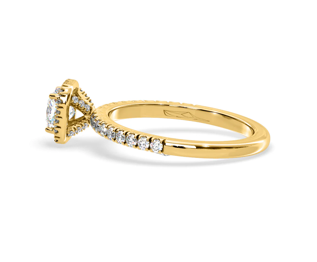 Beatrice GIA Diamond Halo Engagement Ring in 18K Gold 1.25ct G/SI2 - Image 110