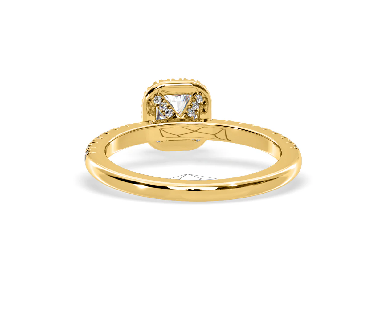 Beatrice GIA Diamond Halo Engagement Ring in 18K Gold 1.25ct G/SI2 - Image 126