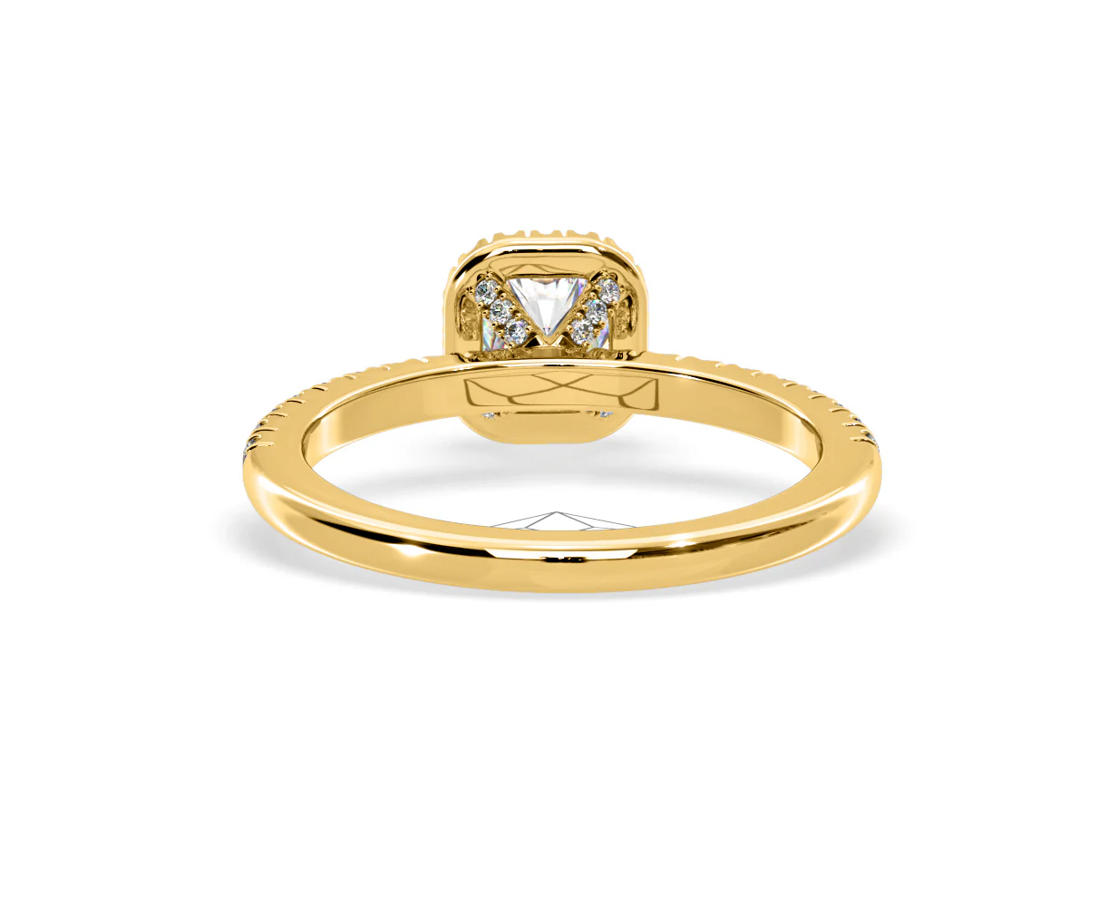 Beatrice GIA Diamond Halo Engagement Ring in 18K Gold 1.25ct G/SI2 - Image 127
