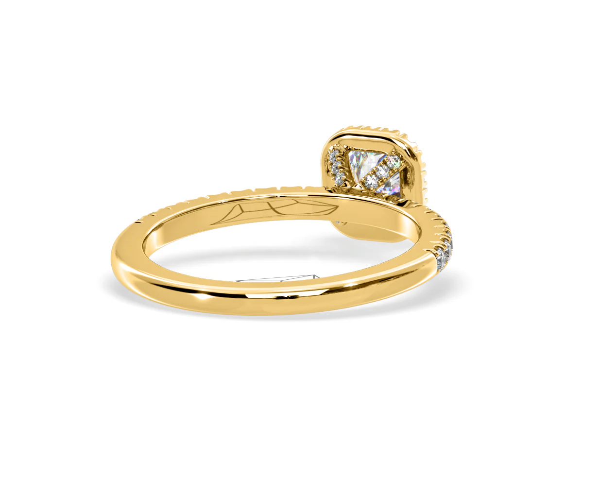 Beatrice GIA Diamond Halo Engagement Ring in 18K Gold 1.25ct G/SI2 - Image 133