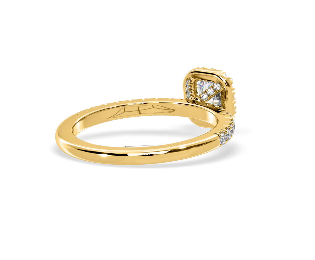 Beatrice GIA Diamond Halo Engagement Ring in 18K Gold 1.25ct G/SI2 - Image 135