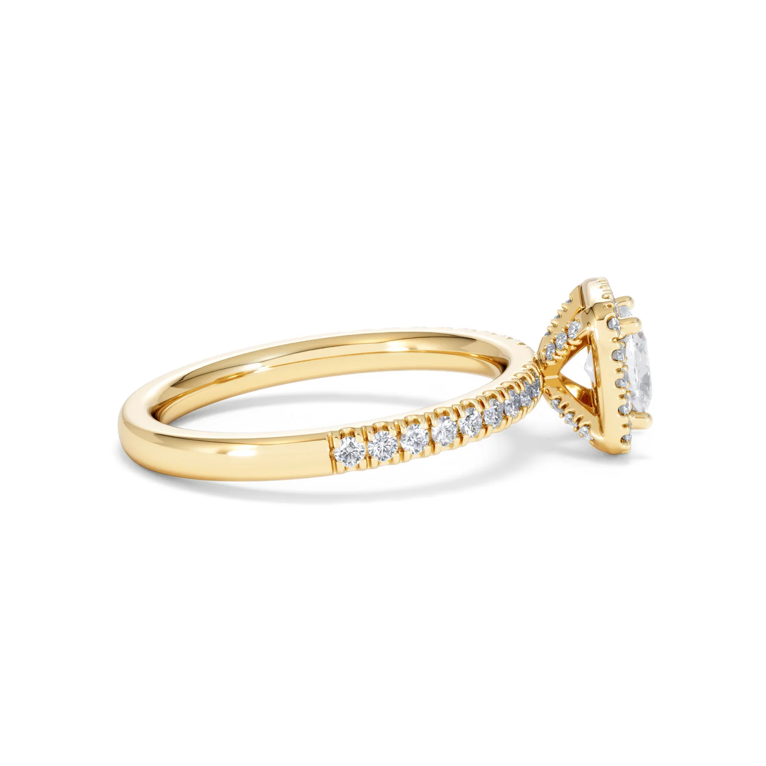 Beatrice GIA Diamond Halo Engagement Ring in 18K Gold 1.25ct G/SI2 - Image 28